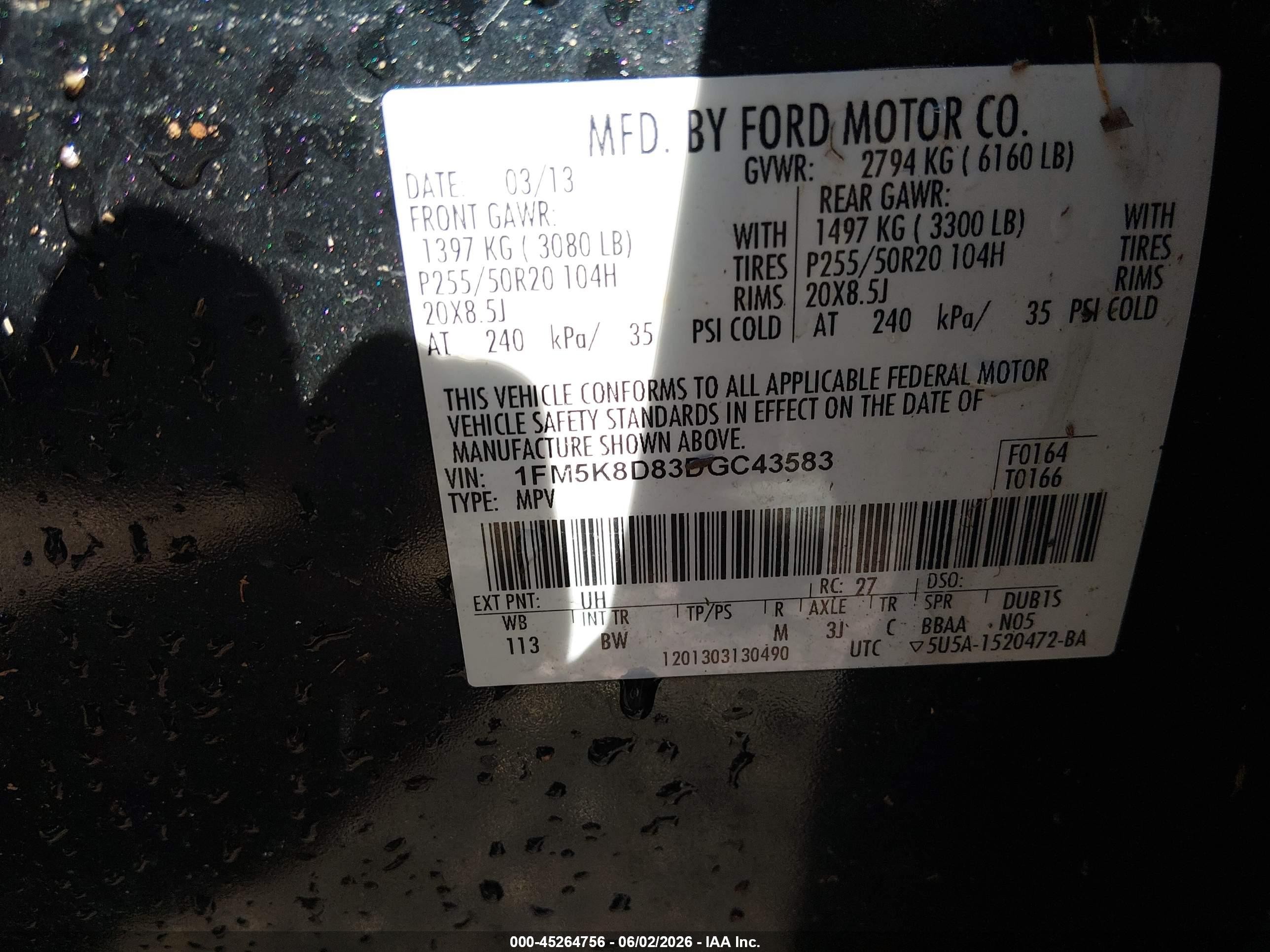 2013 Ford Explorer Xlt Black vin: 1FM5K8D83DGC43583