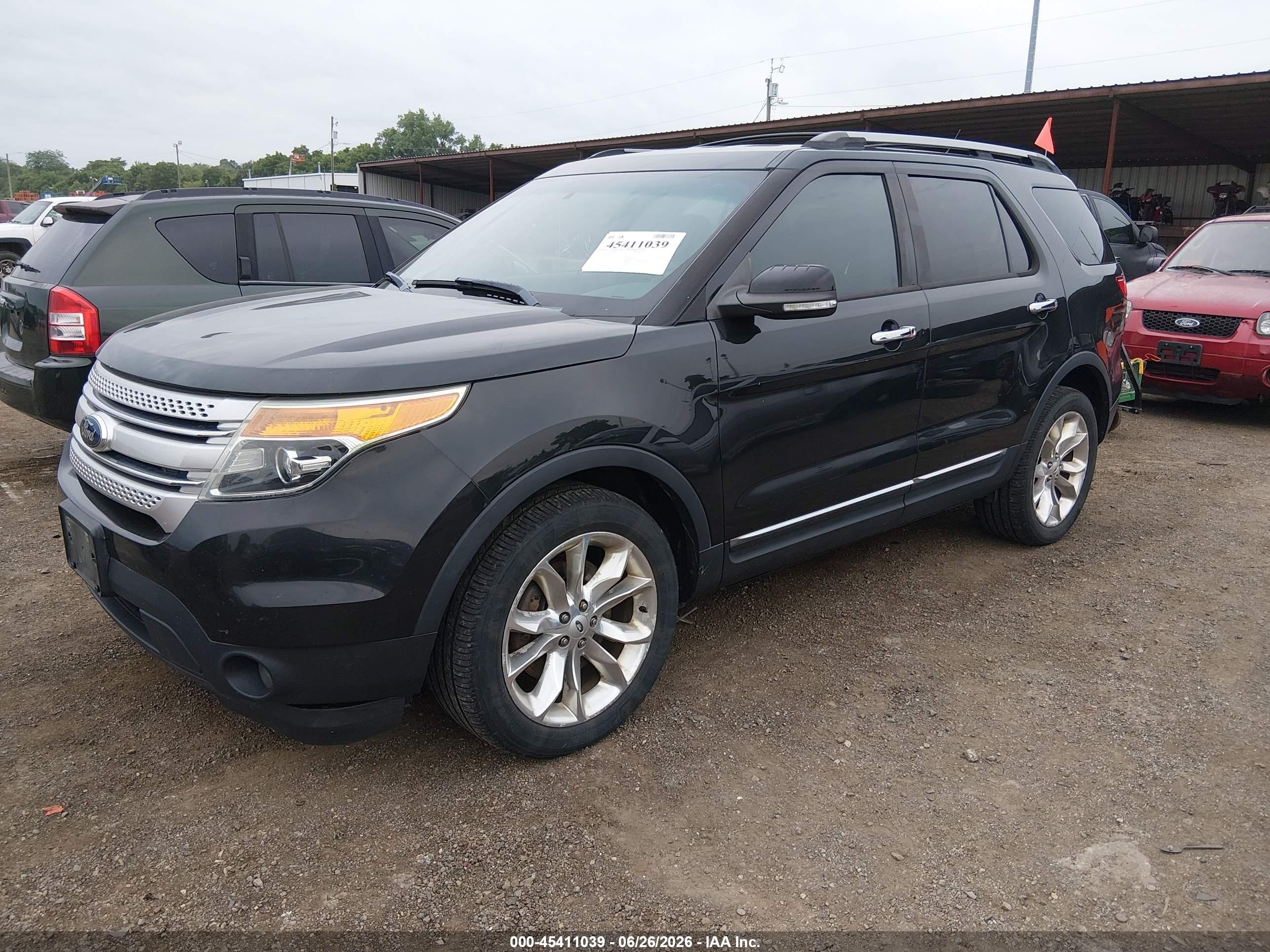 2013 Ford Explorer Xlt Black vin: 1FM5K8D83DGC59315