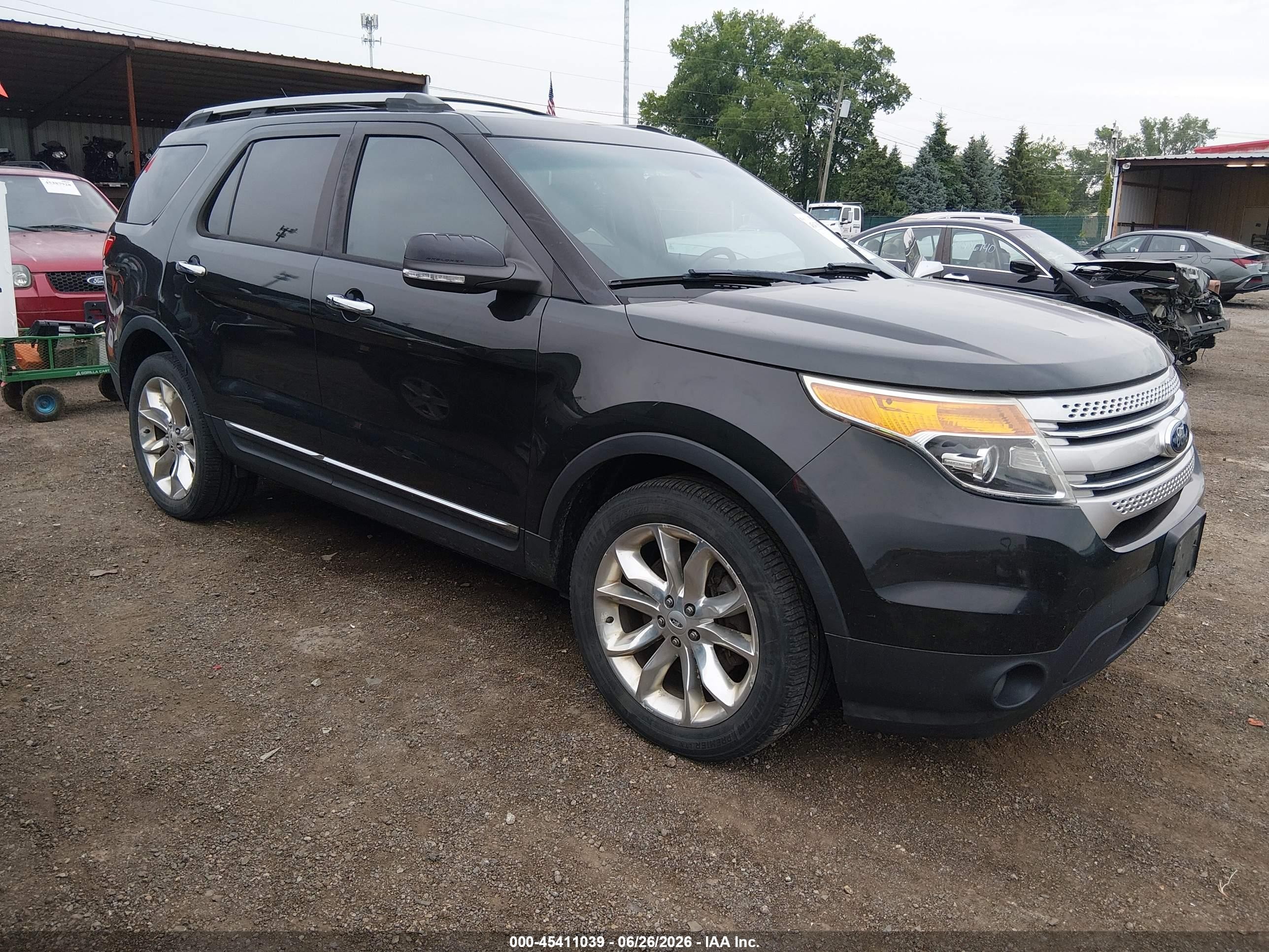 2013 Ford Explorer Xlt Black vin: 1FM5K8D83DGC59315