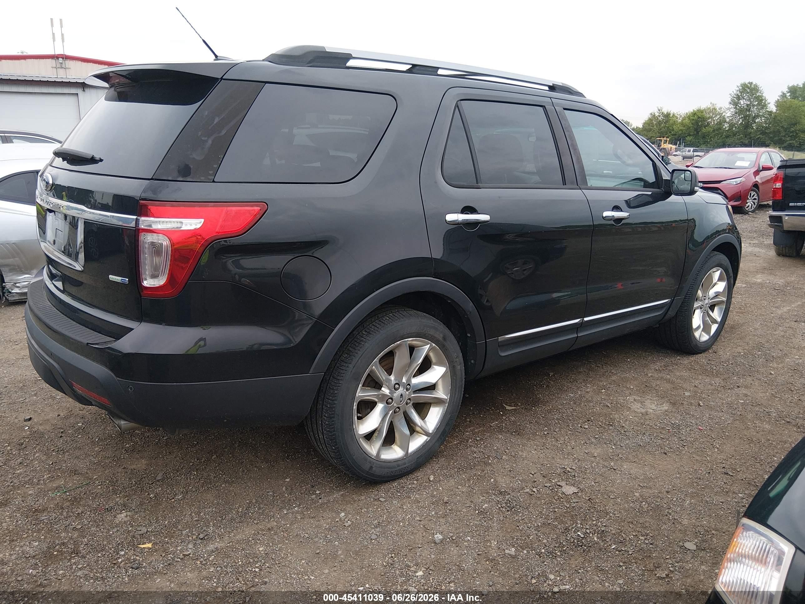 2013 Ford Explorer Xlt Black vin: 1FM5K8D83DGC59315