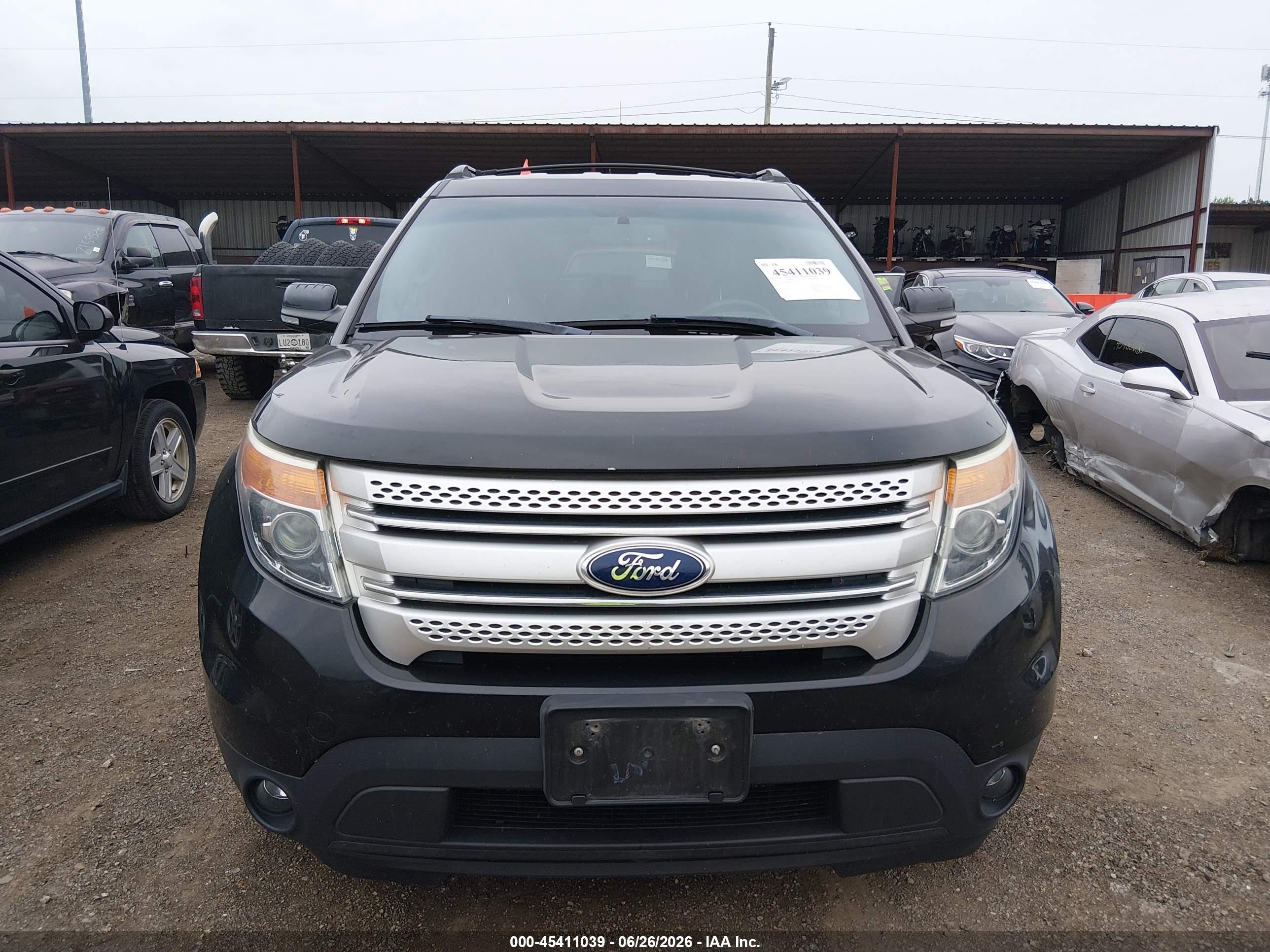 2013 Ford Explorer Xlt Black vin: 1FM5K8D83DGC59315