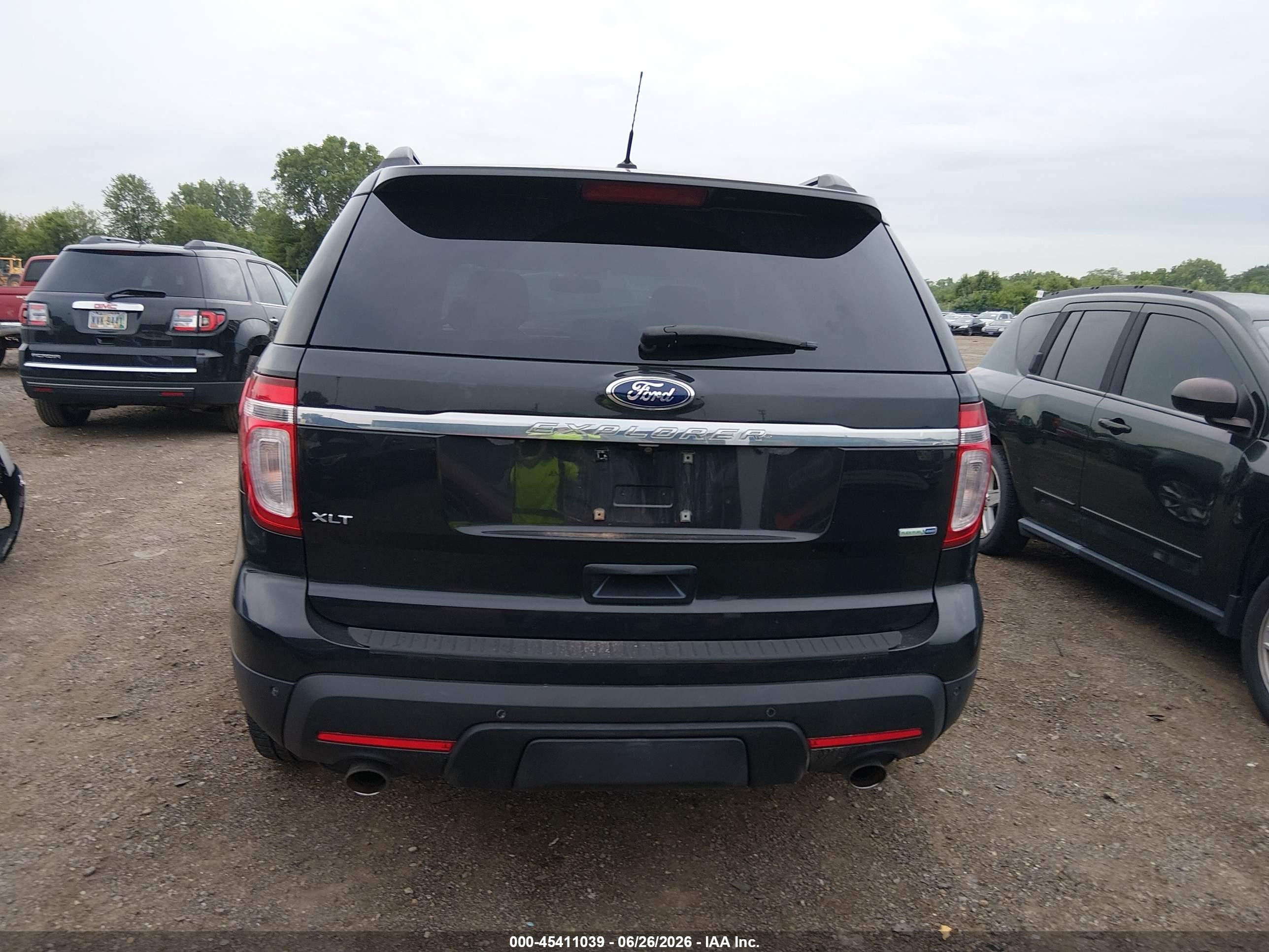 2013 Ford Explorer Xlt Black vin: 1FM5K8D83DGC59315