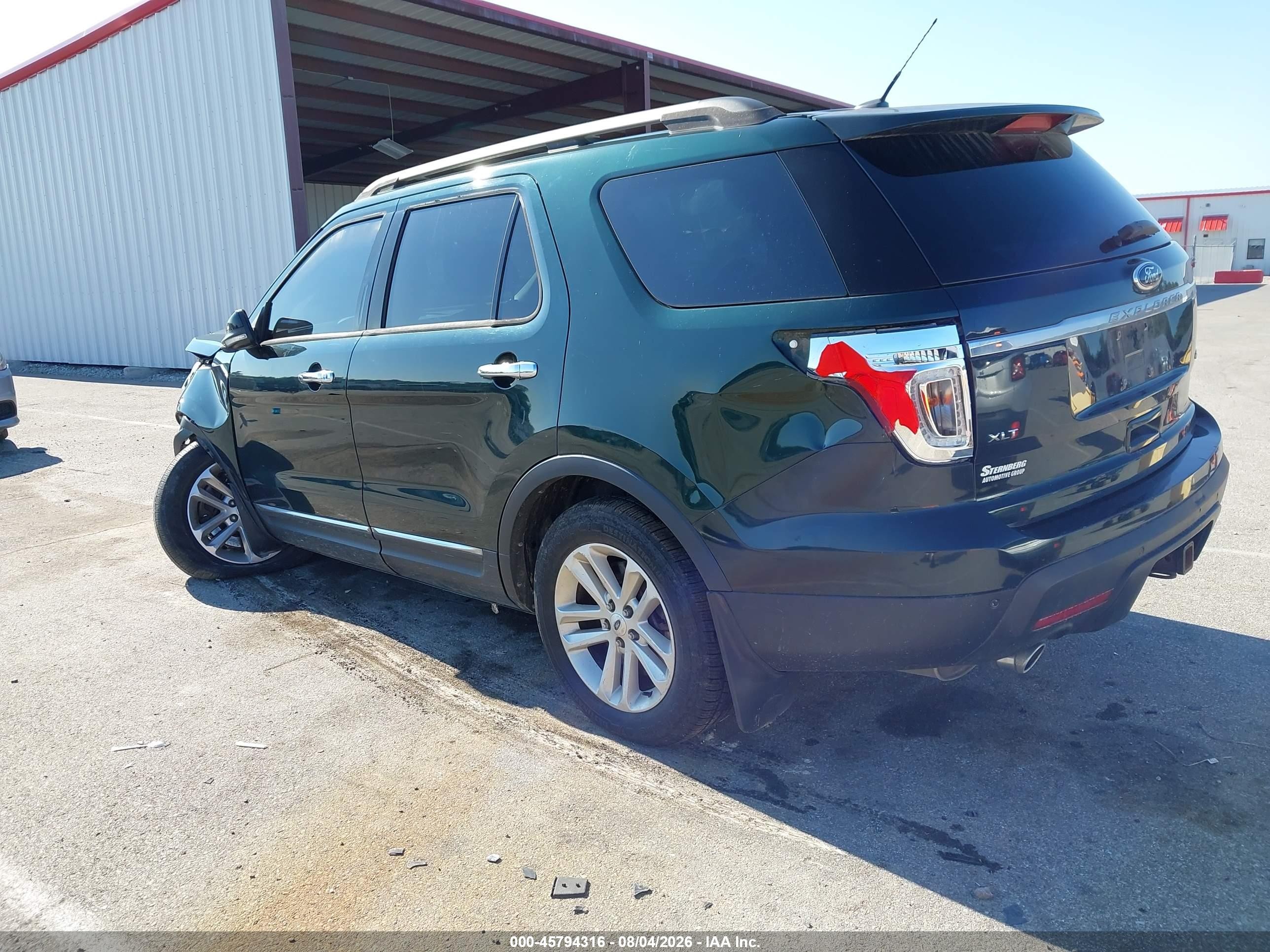 2013 Ford Explorer Xlt Зеленый vin: 1FM5K8D83DGC59492