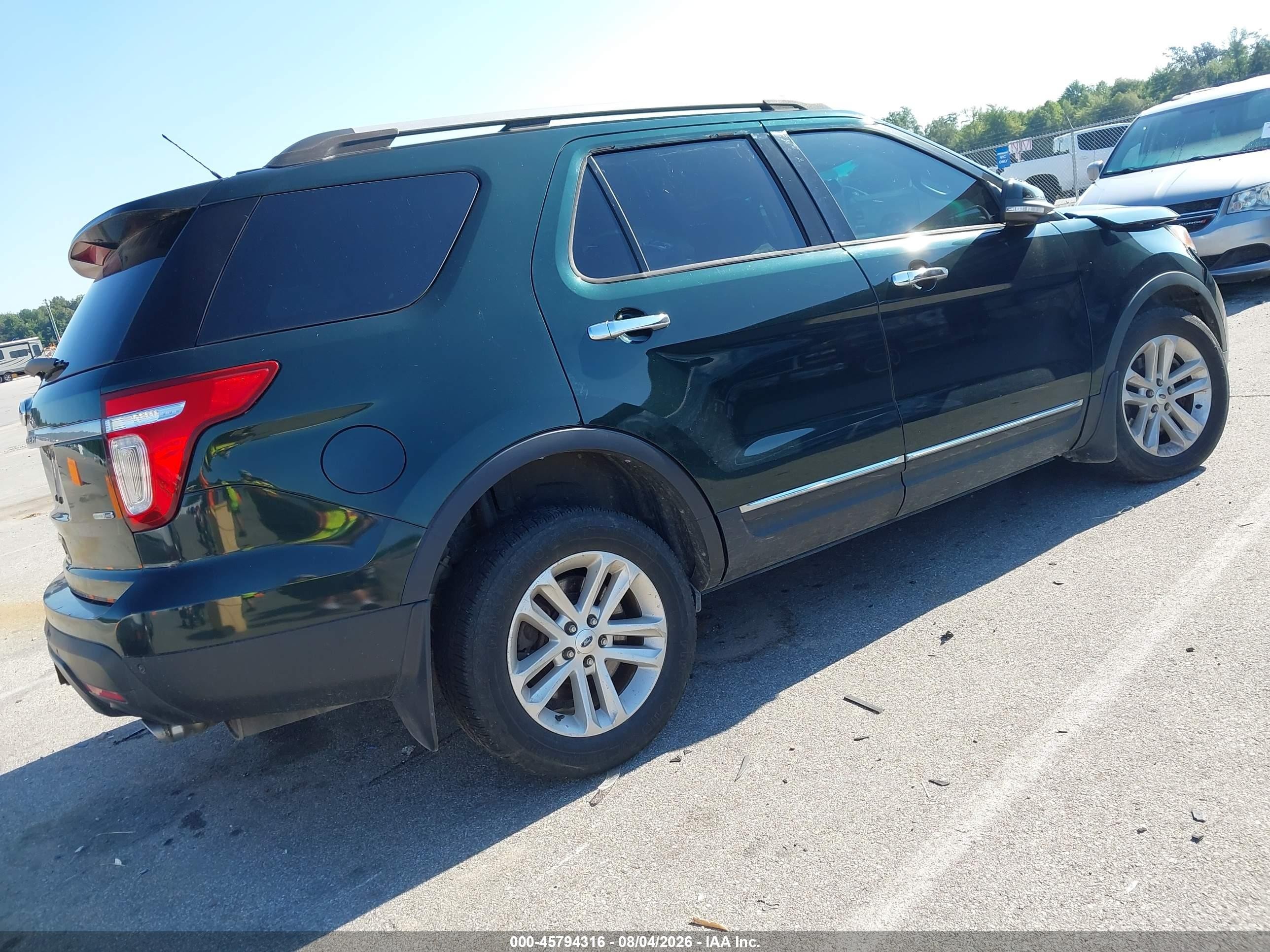 2013 Ford Explorer Xlt Зеленый vin: 1FM5K8D83DGC59492