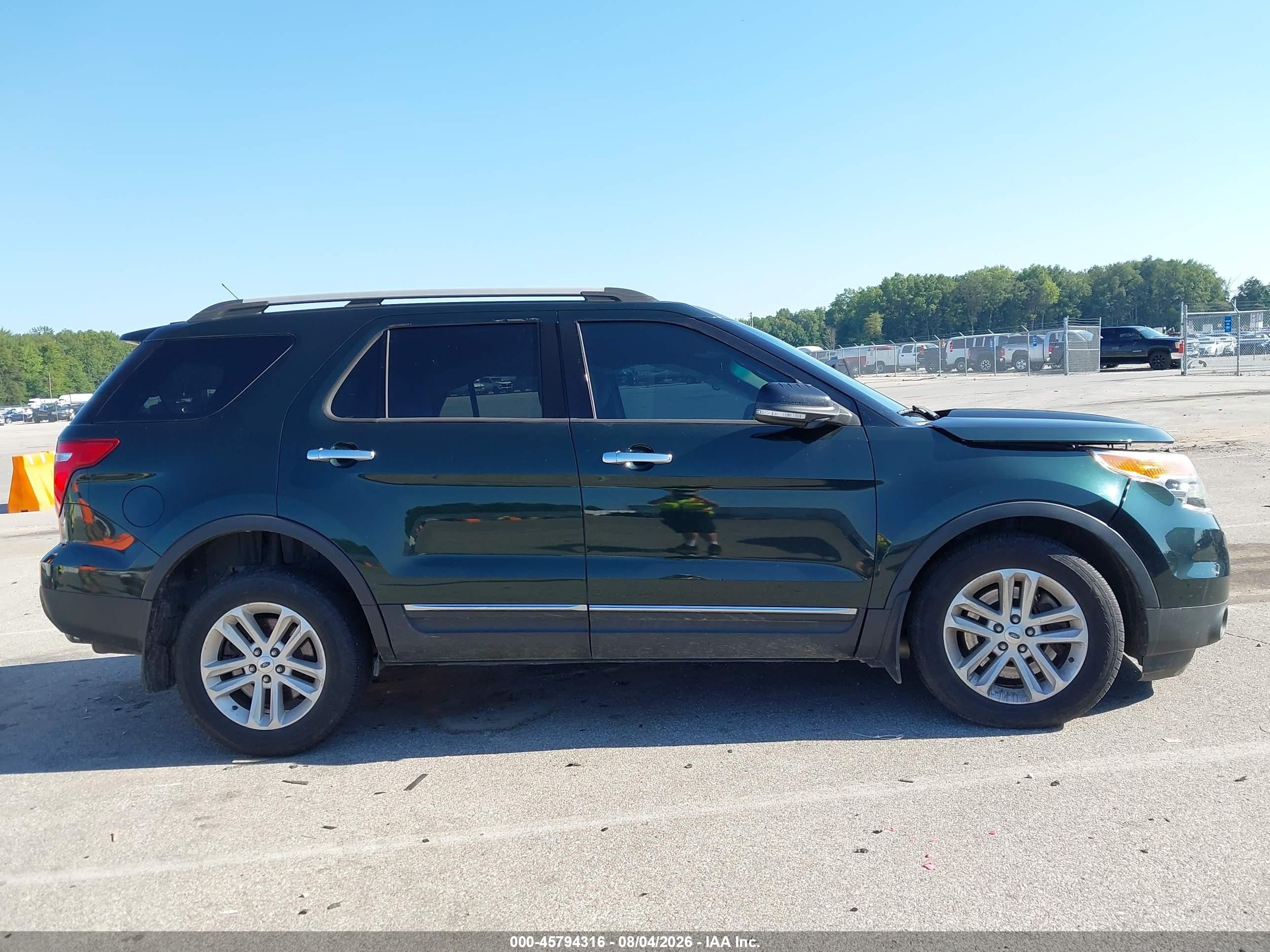 2013 Ford Explorer Xlt Зеленый vin: 1FM5K8D83DGC59492