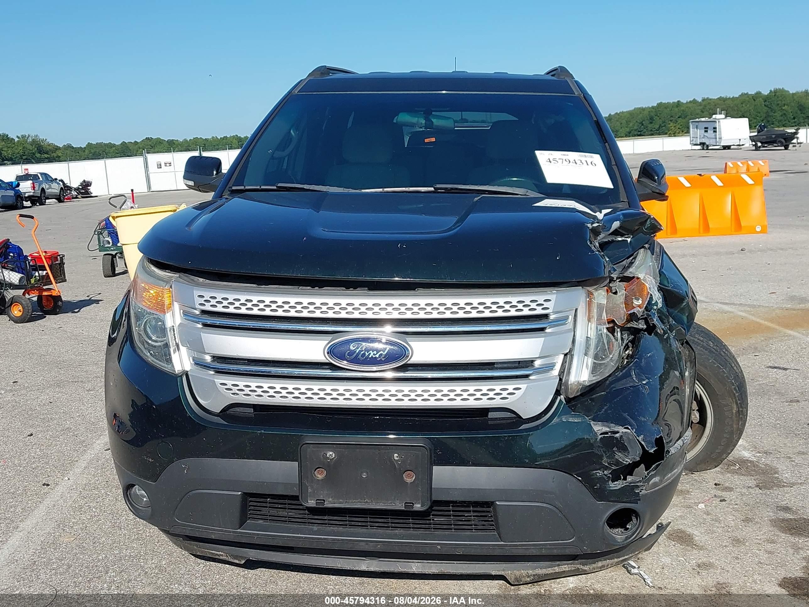 2013 Ford Explorer Xlt Зеленый vin: 1FM5K8D83DGC59492