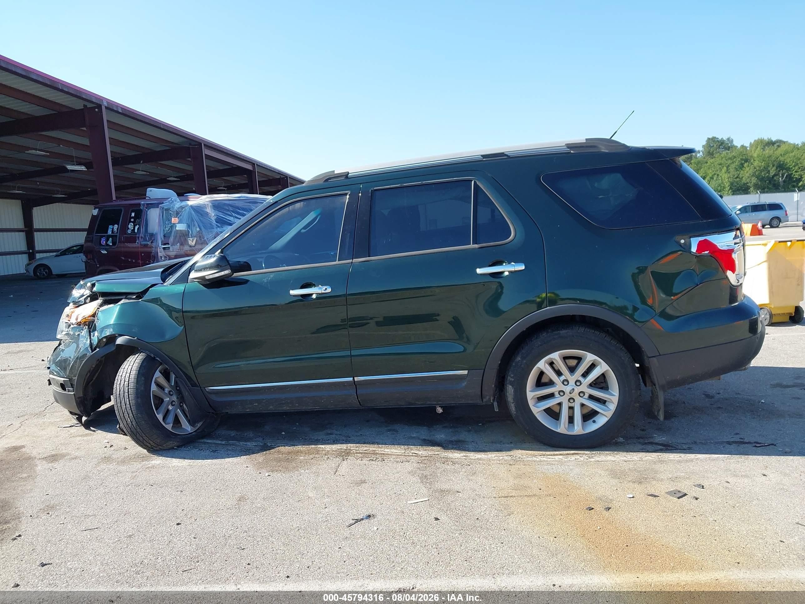 2013 Ford Explorer Xlt Зеленый vin: 1FM5K8D83DGC59492