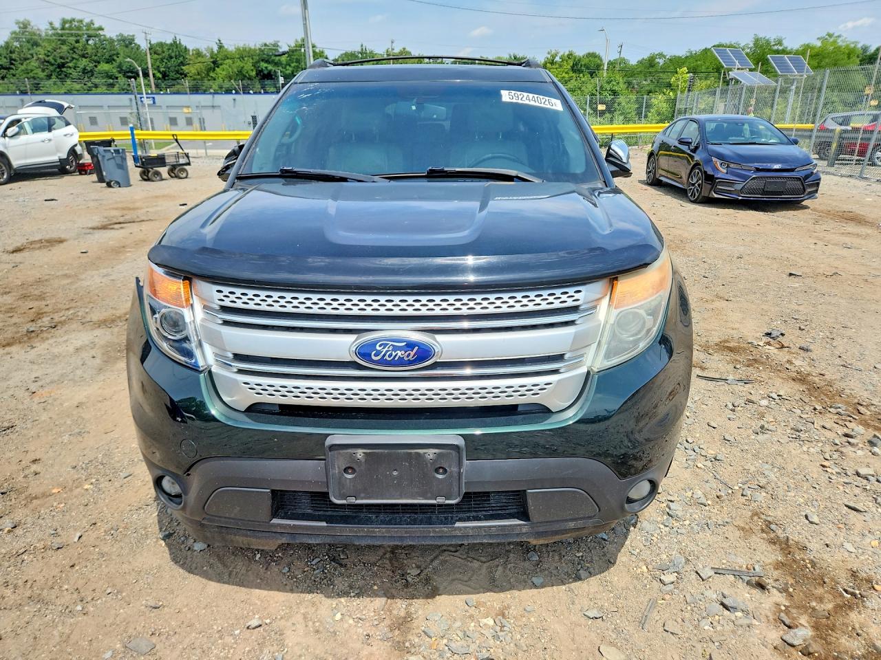 2013 Ford Explorer Xlt Green vin: 1FM5K8D83DGC76759