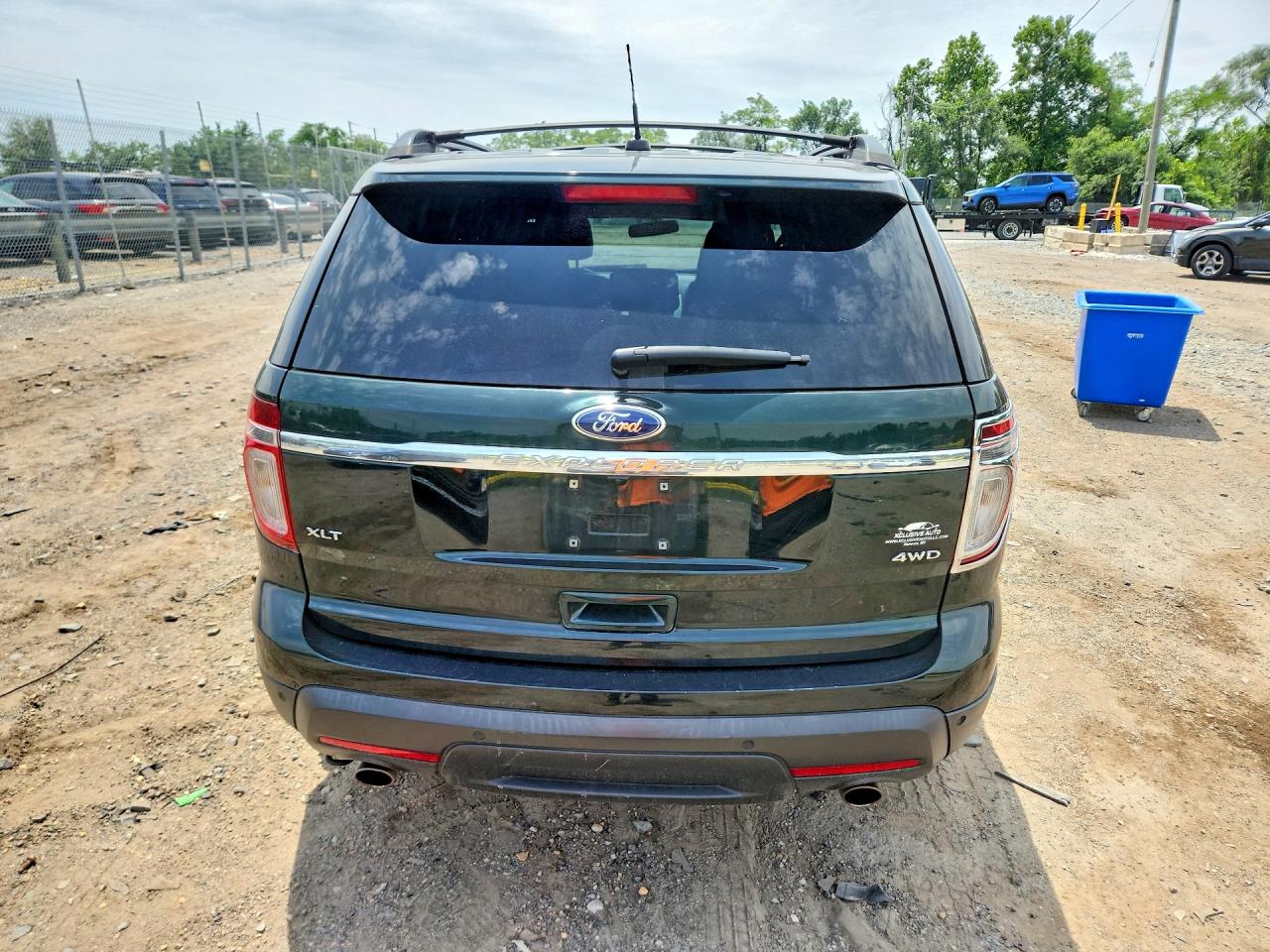 2013 Ford Explorer Xlt Green vin: 1FM5K8D83DGC76759