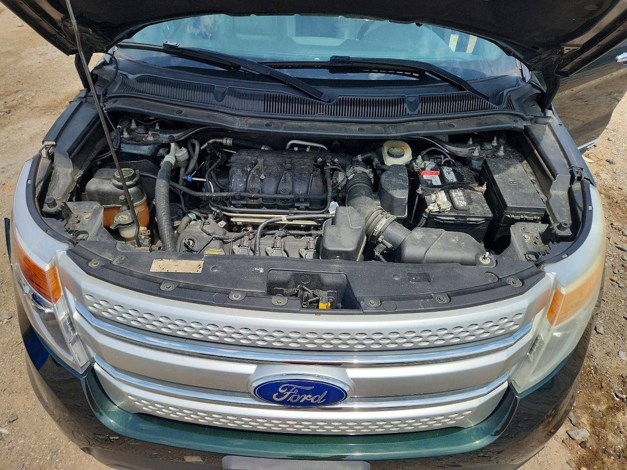 2013 Ford Explorer Xlt Green vin: 1FM5K8D83DGC76759