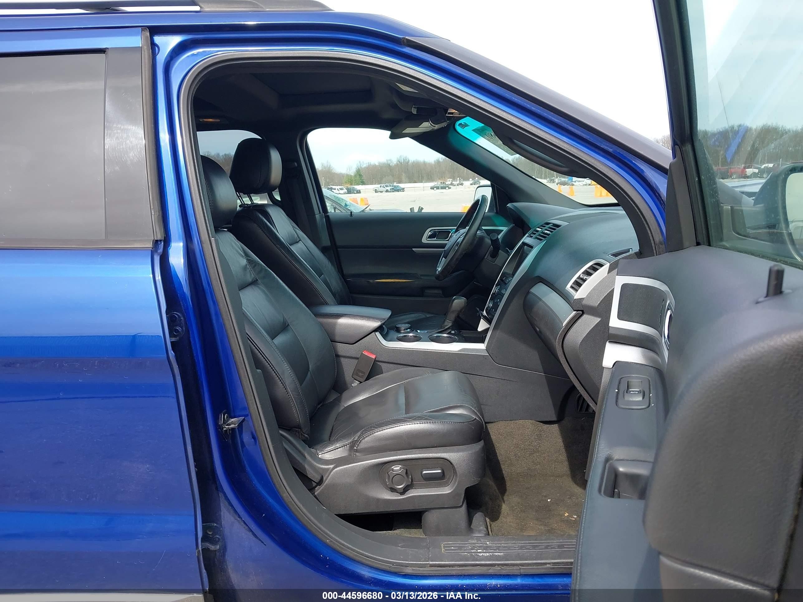 2013 Ford Explorer Xlt Blue vin: 1FM5K8D83DGC89334
