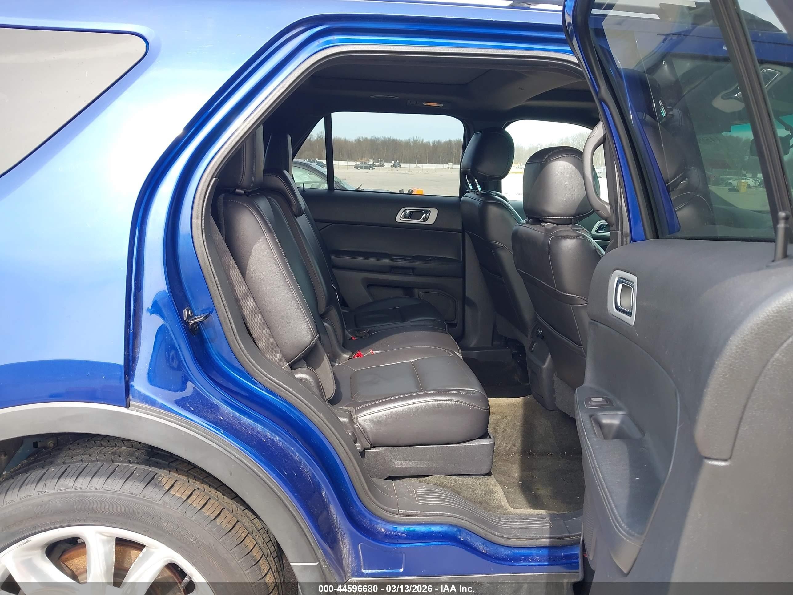 2013 Ford Explorer Xlt Blue vin: 1FM5K8D83DGC89334