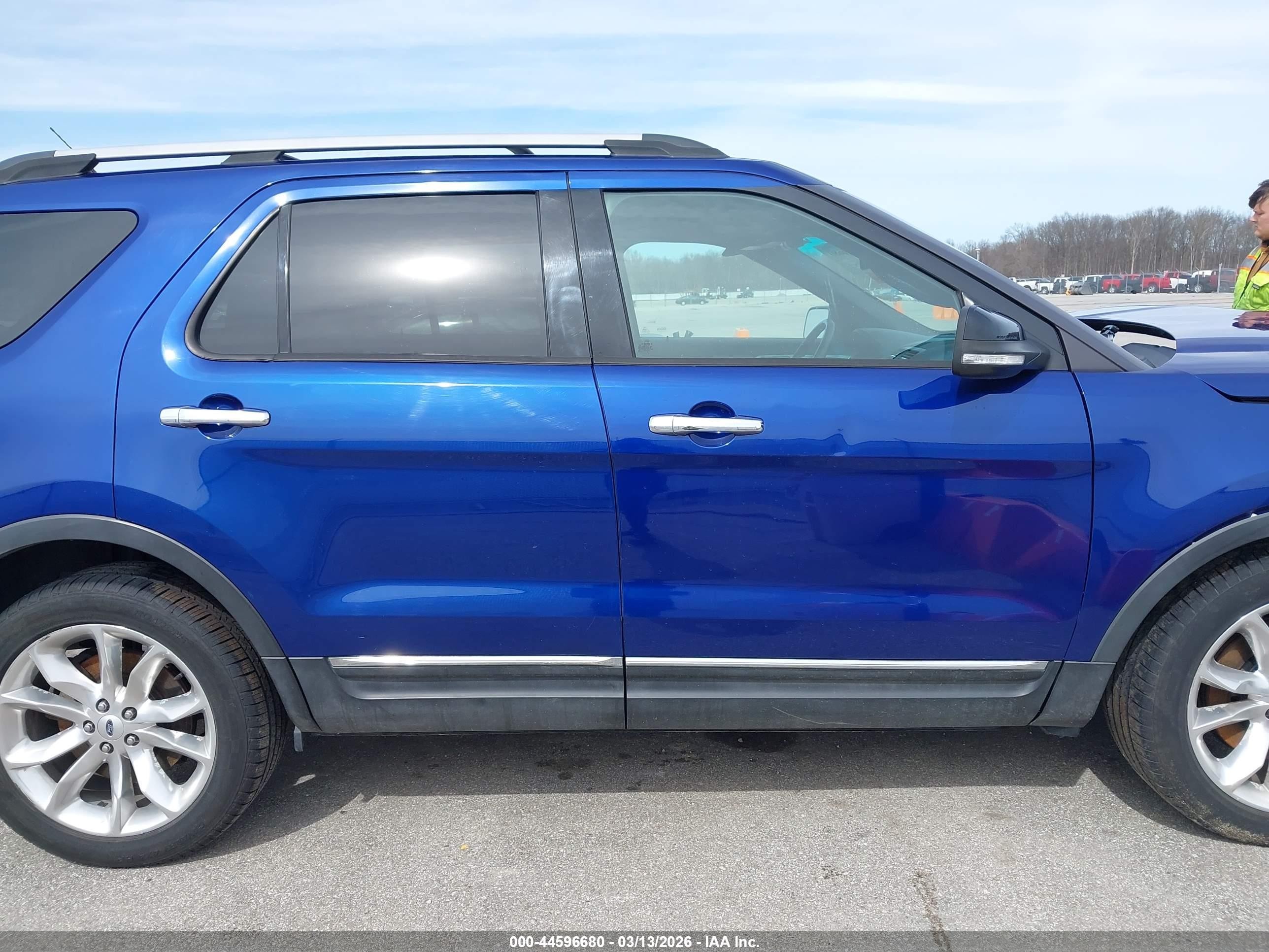 2013 Ford Explorer Xlt Blue vin: 1FM5K8D83DGC89334