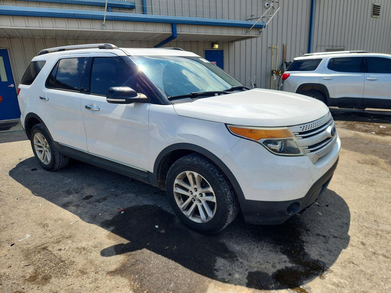 2014 Ford Explorer Xlt White vin: 1FM5K8D83EGA05556