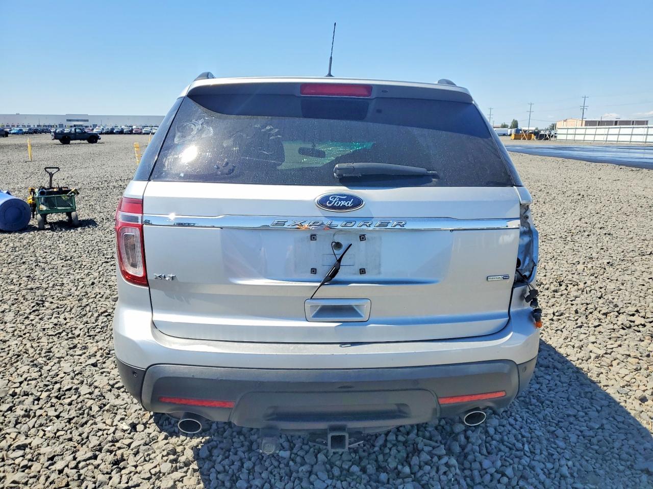 2014 Ford Explorer Xlt Gray vin: 1FM5K8D83EGA45216