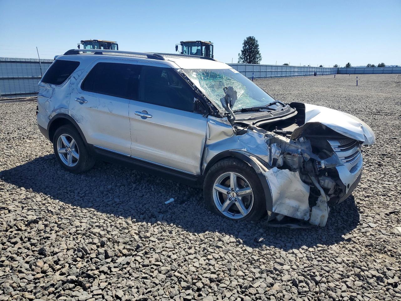 2014 Ford Explorer Xlt Gray vin: 1FM5K8D83EGA45216