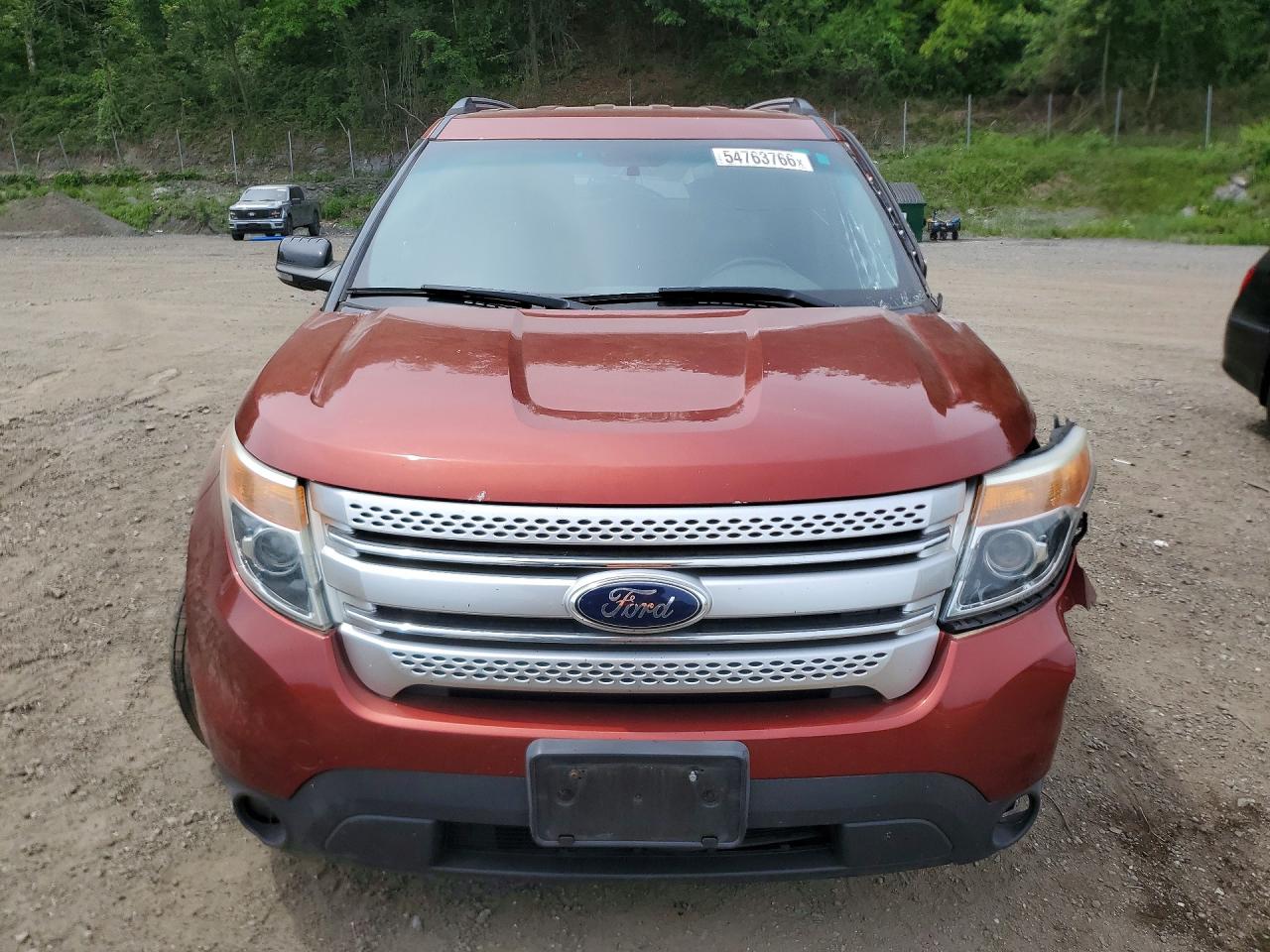 2014 Ford Explorer Xlt Red vin: 1FM5K8D83EGB39824