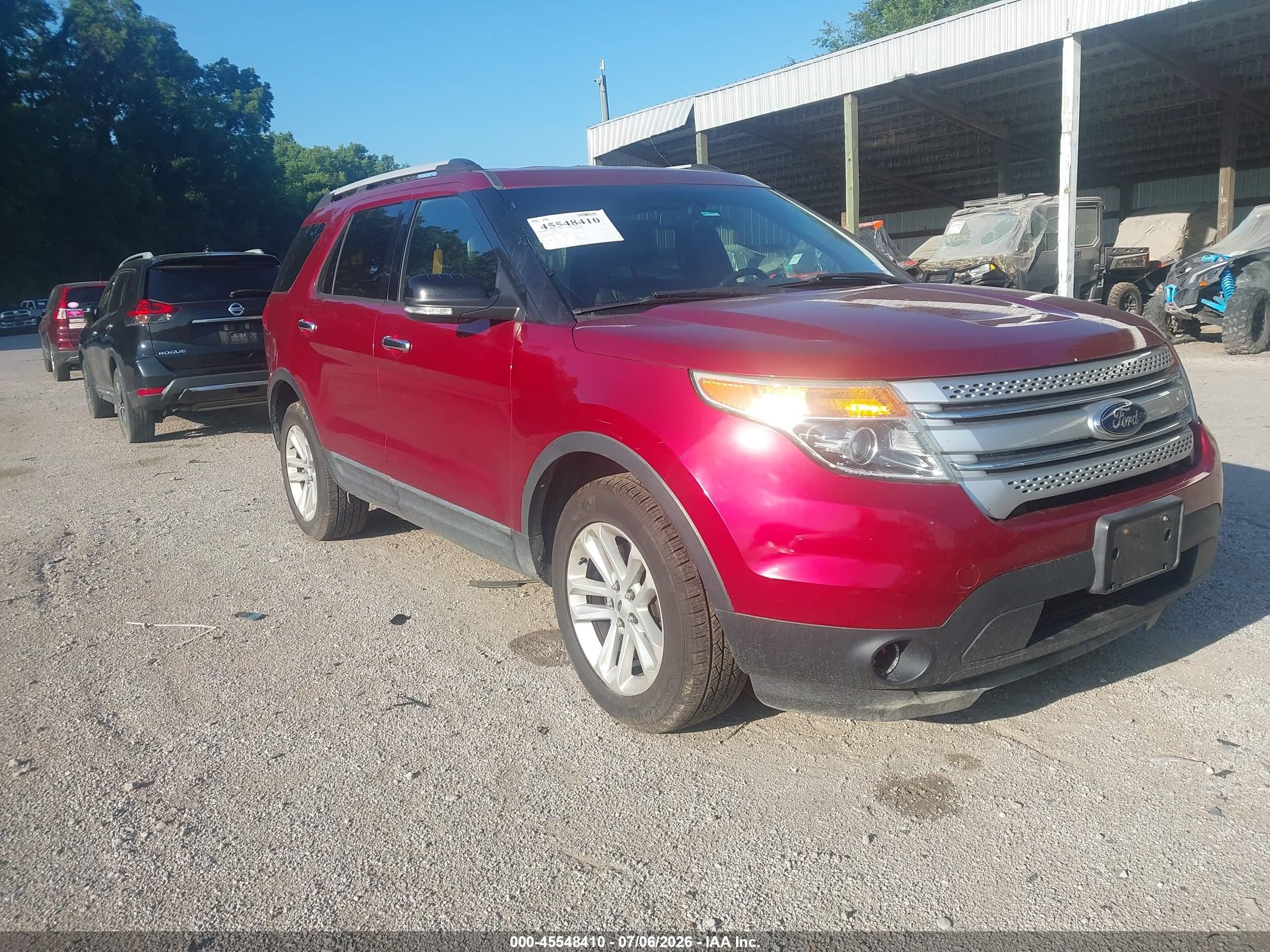 2014 Ford Explorer Xlt Красный vin: 1FM5K8D83EGC23142