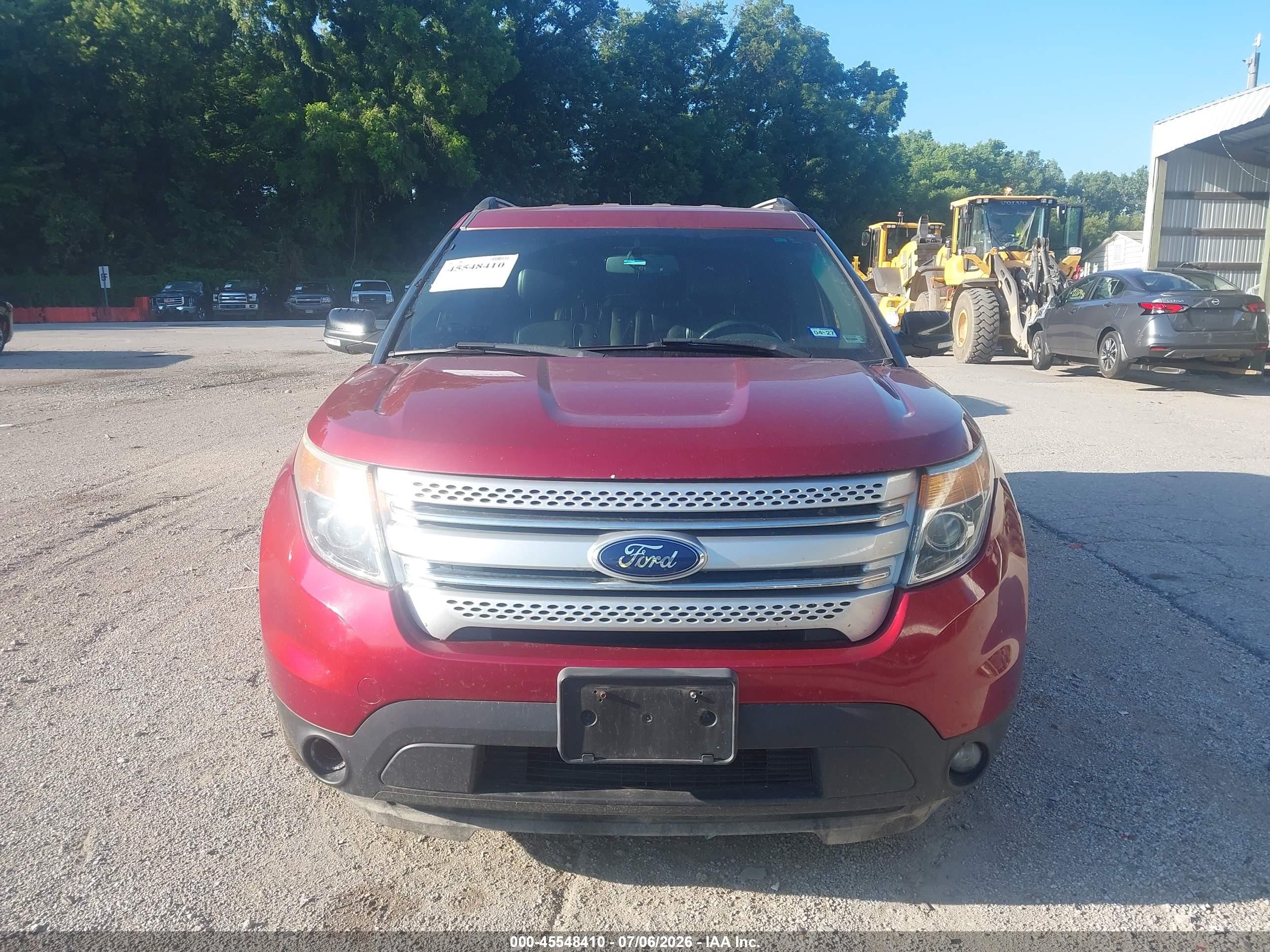 2014 Ford Explorer Xlt Red vin: 1FM5K8D83EGC23142