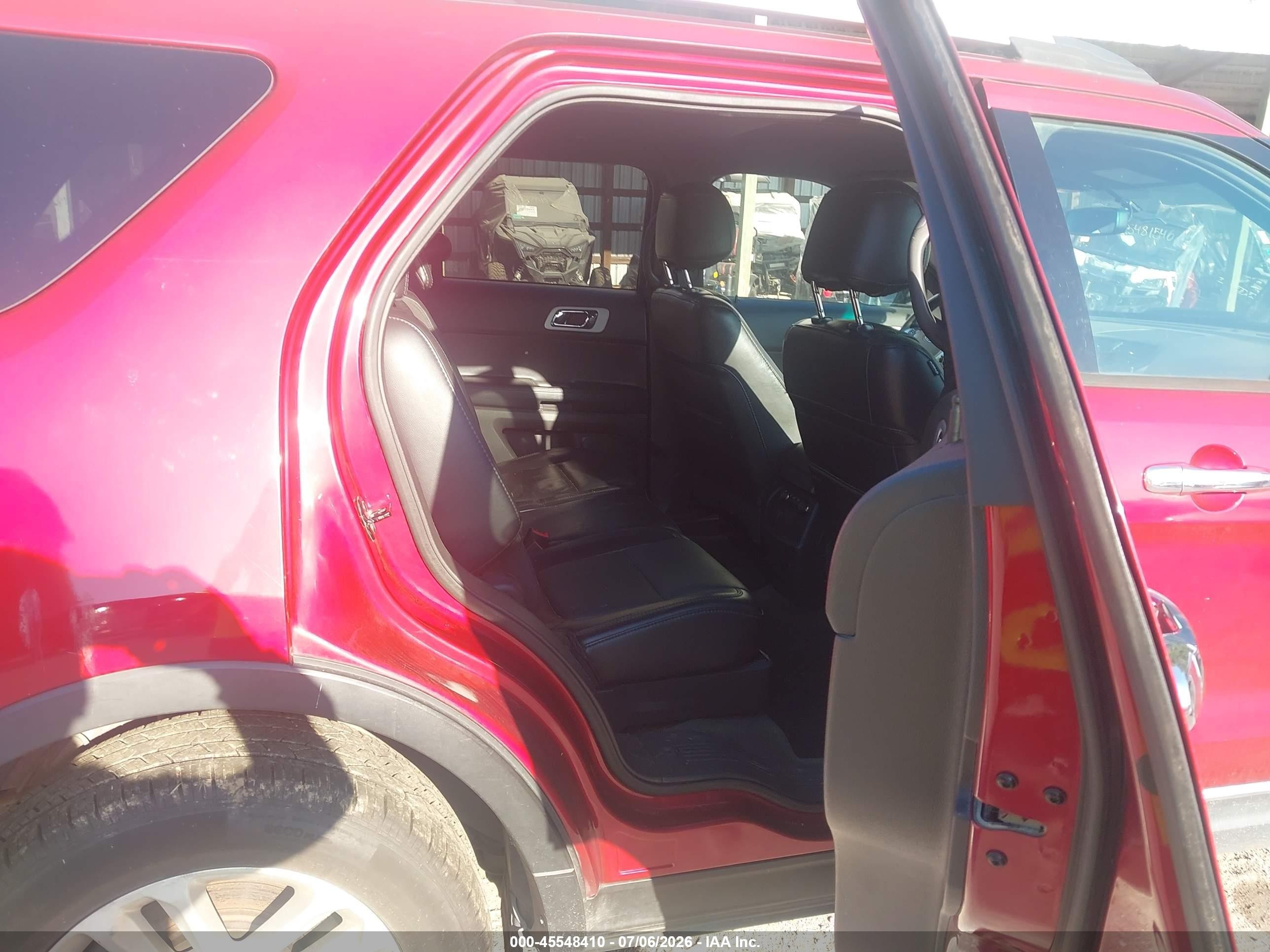 2014 Ford Explorer Xlt Red vin: 1FM5K8D83EGC23142