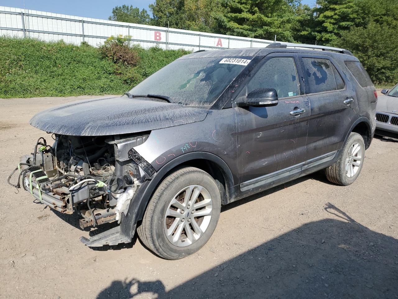 2014 Ford Explorer Xlt Charcoal vin: 1FM5K8D83EGC28938