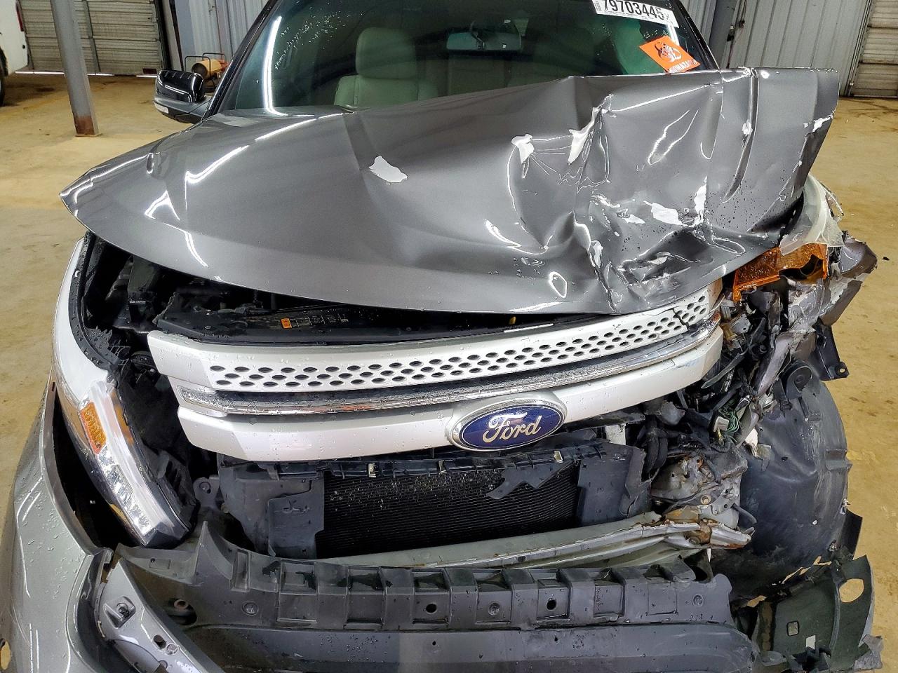 2014 Ford Explorer Xlt Gray vin: 1FM5K8D83EGC43522