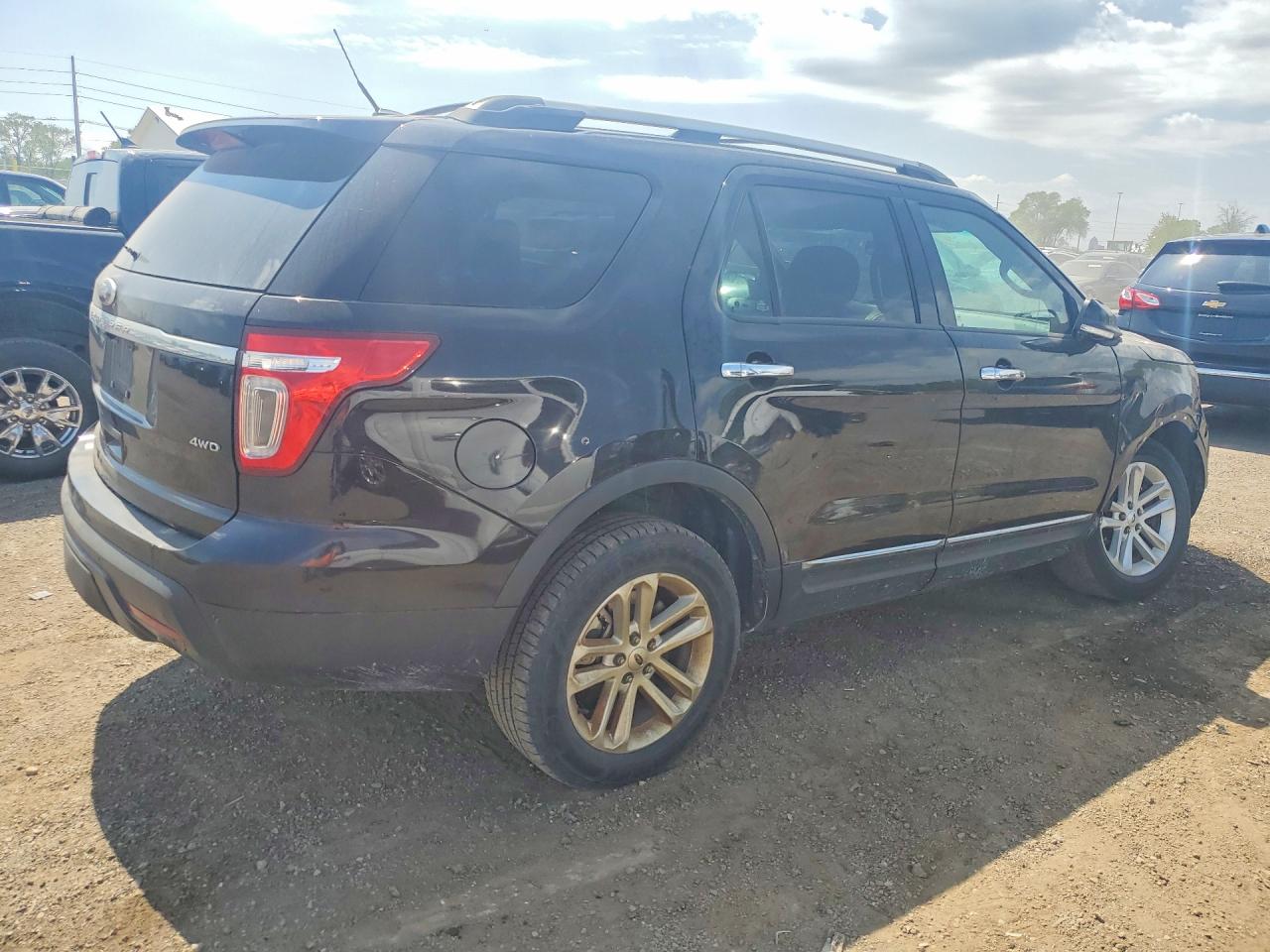 2014 Ford Explorer Xlt Black vin: 1FM5K8D83EGC43715