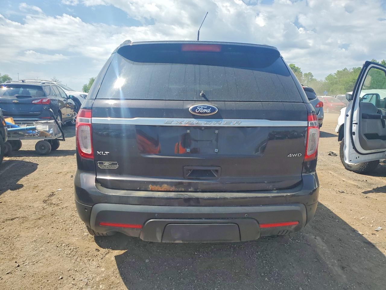 2014 Ford Explorer Xlt Black vin: 1FM5K8D83EGC43715