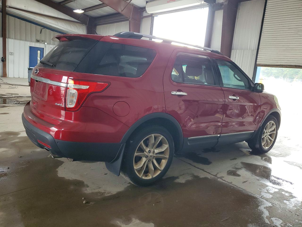2014 Ford Explorer Xlt Red vin: 1FM5K8D83EGC55802