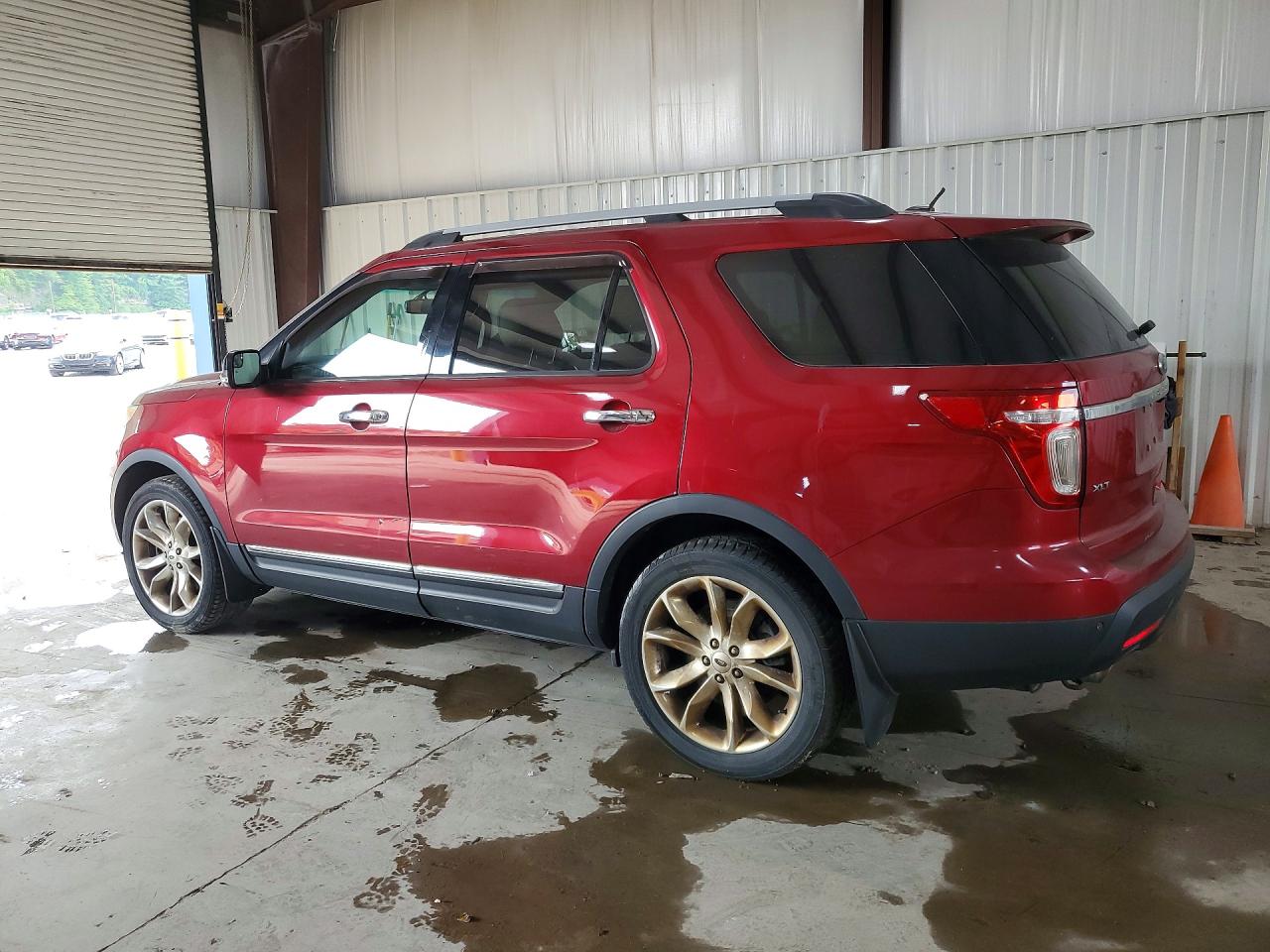 2014 Ford Explorer Xlt Red vin: 1FM5K8D83EGC55802
