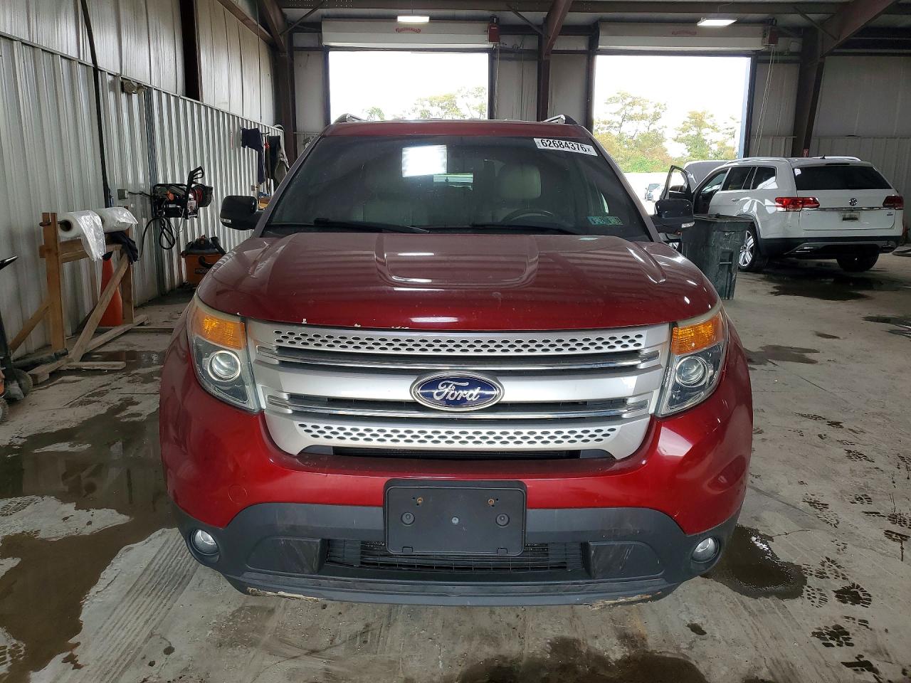 2014 Ford Explorer Xlt Red vin: 1FM5K8D83EGC55802