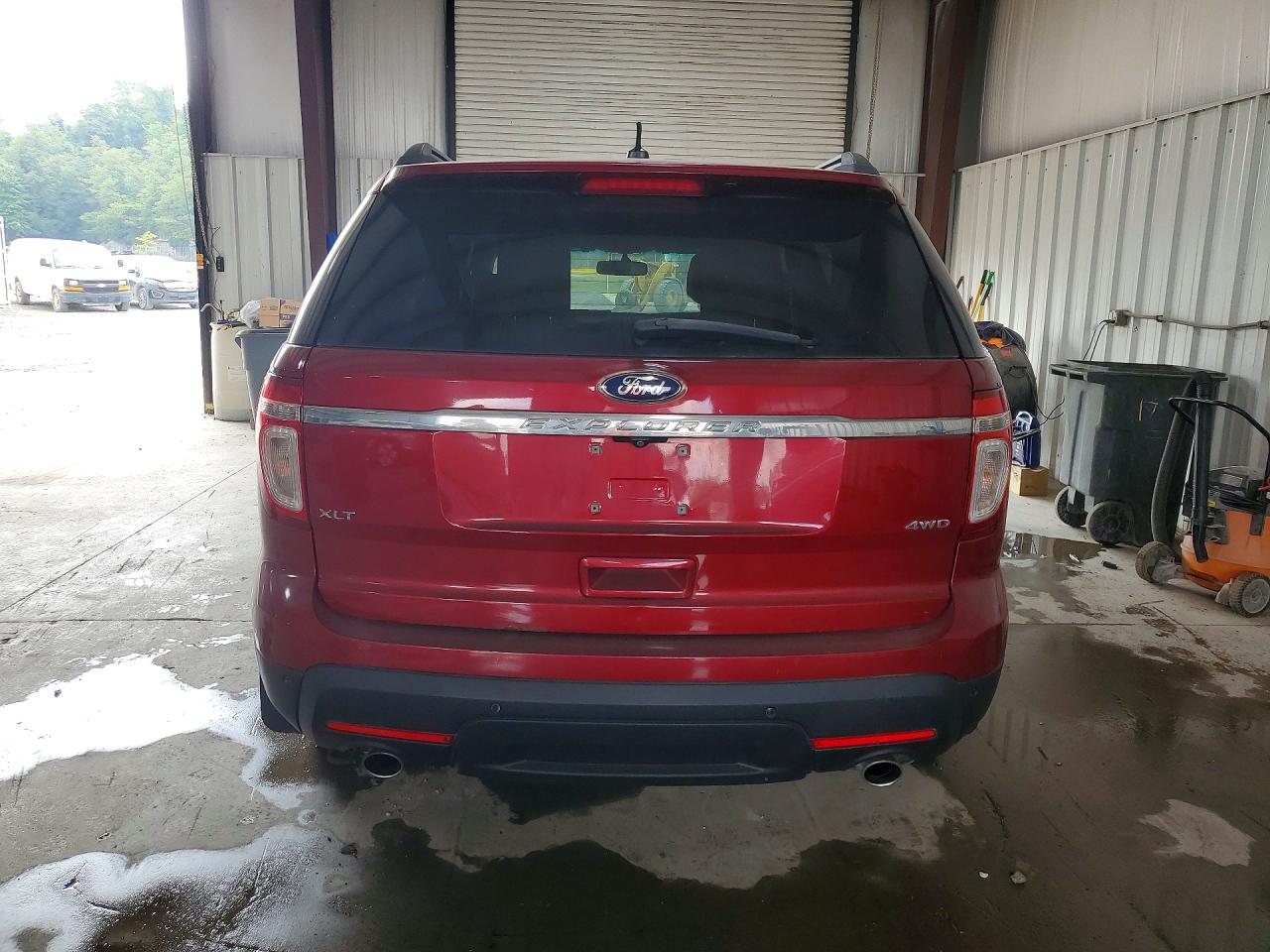 2014 Ford Explorer Xlt Red vin: 1FM5K8D83EGC55802
