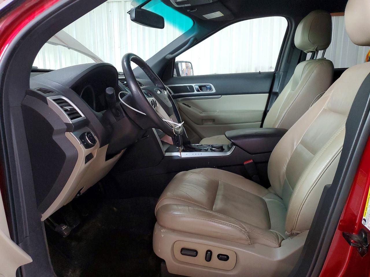 2014 Ford Explorer Xlt Red vin: 1FM5K8D83EGC55802