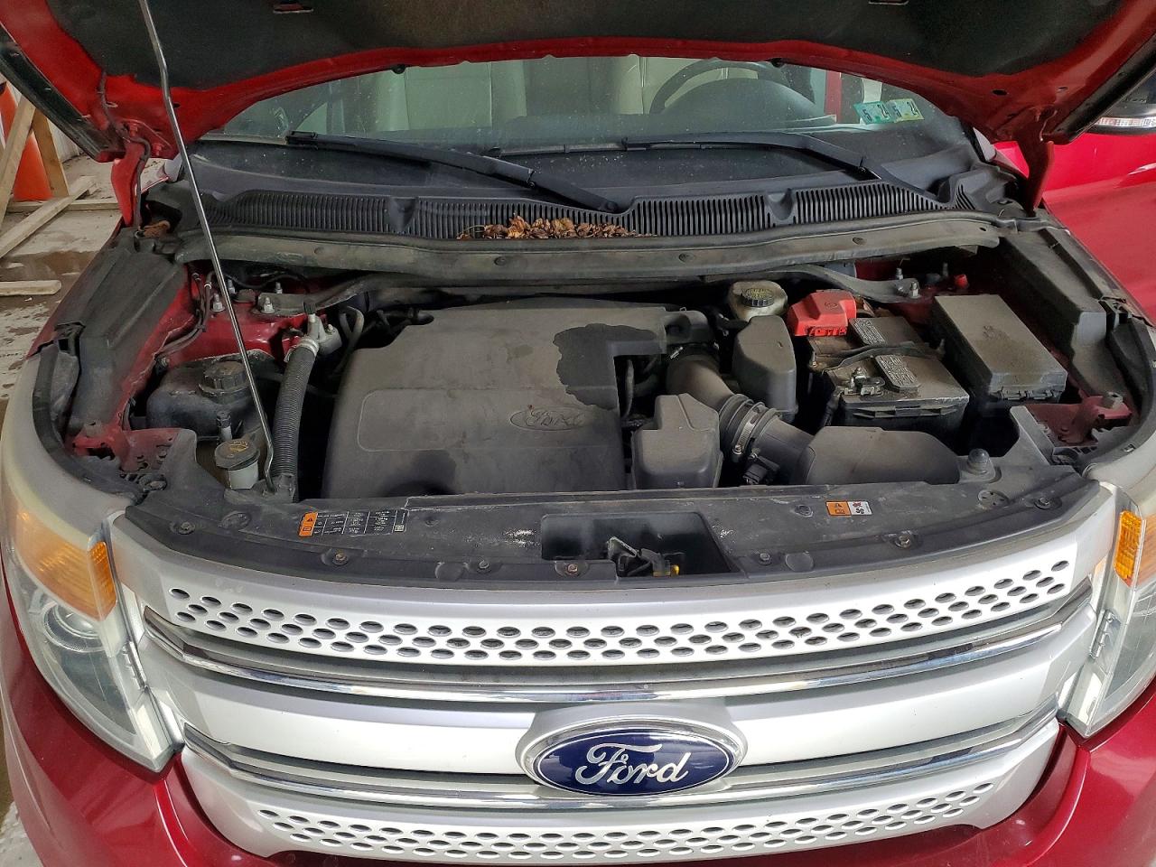 2014 Ford Explorer Xlt Red vin: 1FM5K8D83EGC55802
