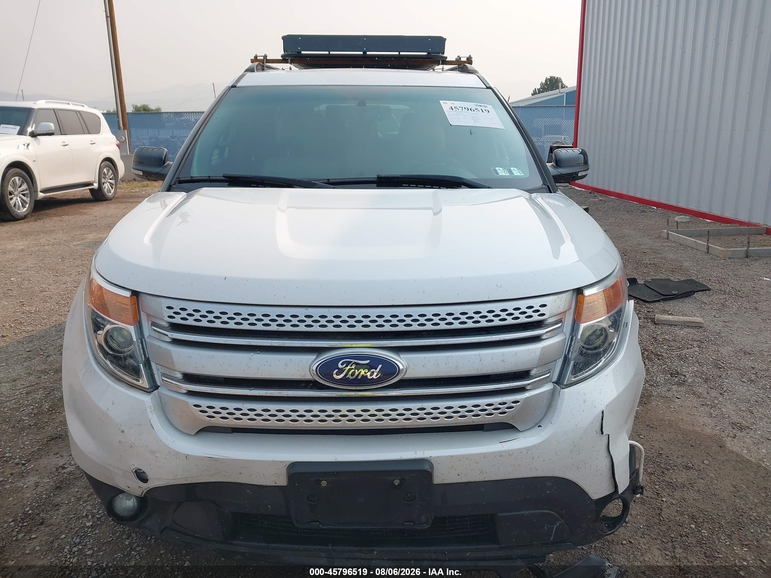 2015 Ford Explorer Xlt White vin: 1FM5K8D83FGA00908