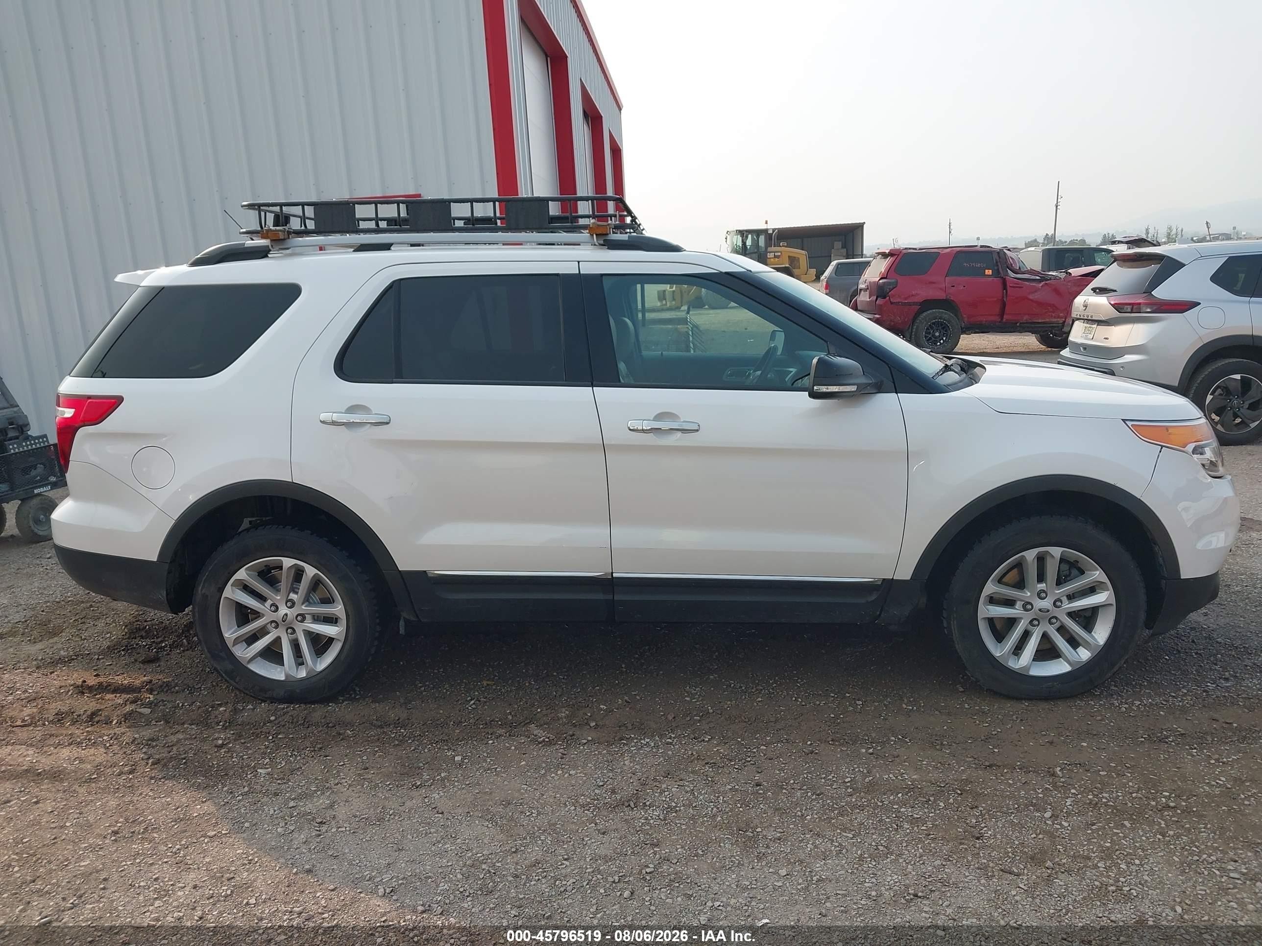 2015 Ford Explorer Xlt White vin: 1FM5K8D83FGA00908