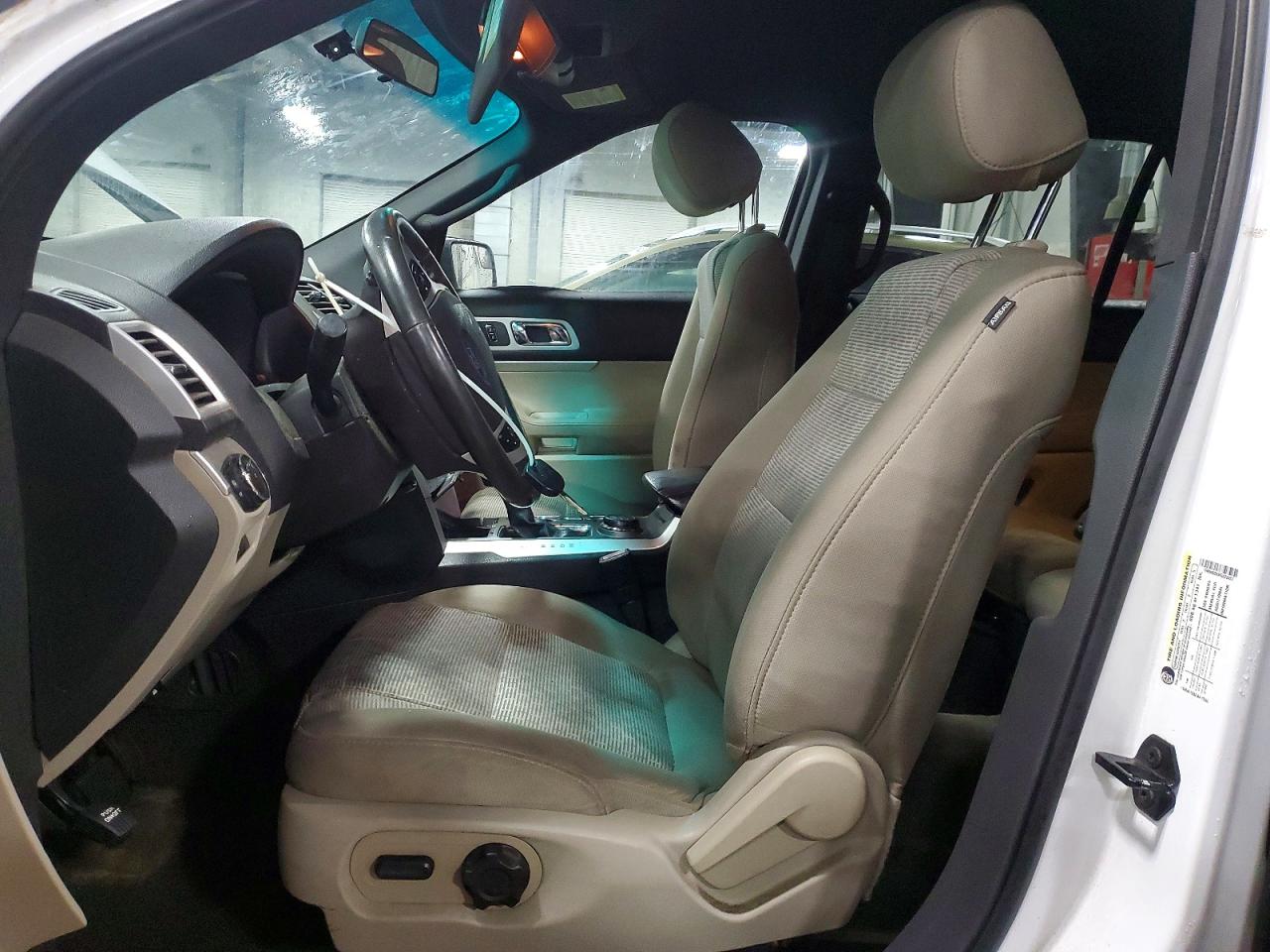 2015 Ford Explorer Xlt White vin: 1FM5K8D83FGA22052