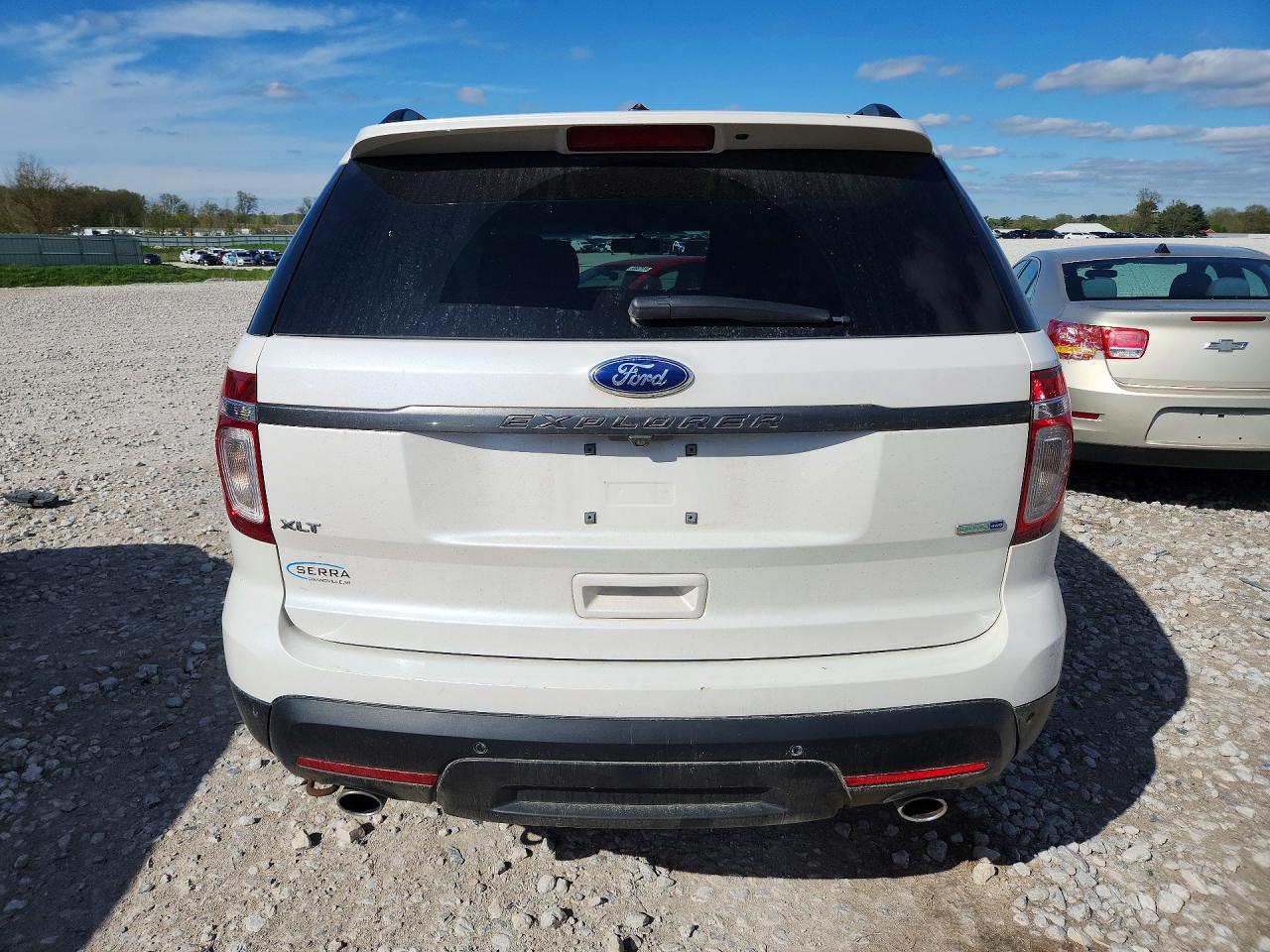 2015 Ford Explorer Xlt White vin: 1FM5K8D83FGA26179