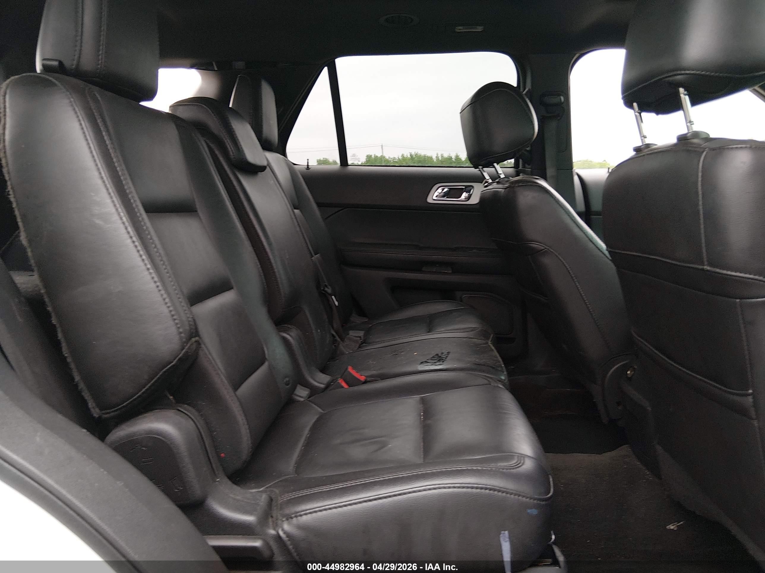 2015 Ford Explorer Xlt White vin: 1FM5K8D83FGA50126