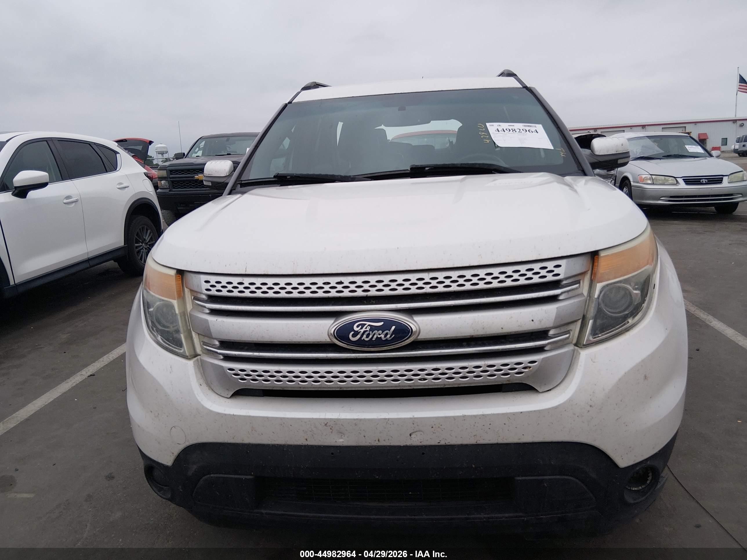 2015 Ford Explorer Xlt White vin: 1FM5K8D83FGA50126