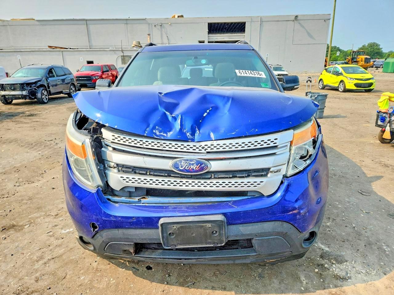 2015 Ford Explorer Xlt Blue vin: 1FM5K8D83FGA50370