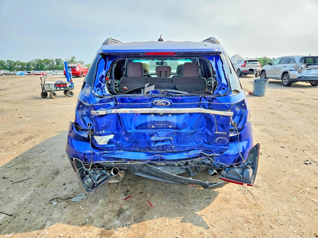 2015 Ford Explorer Xlt Blue vin: 1FM5K8D83FGA50370
