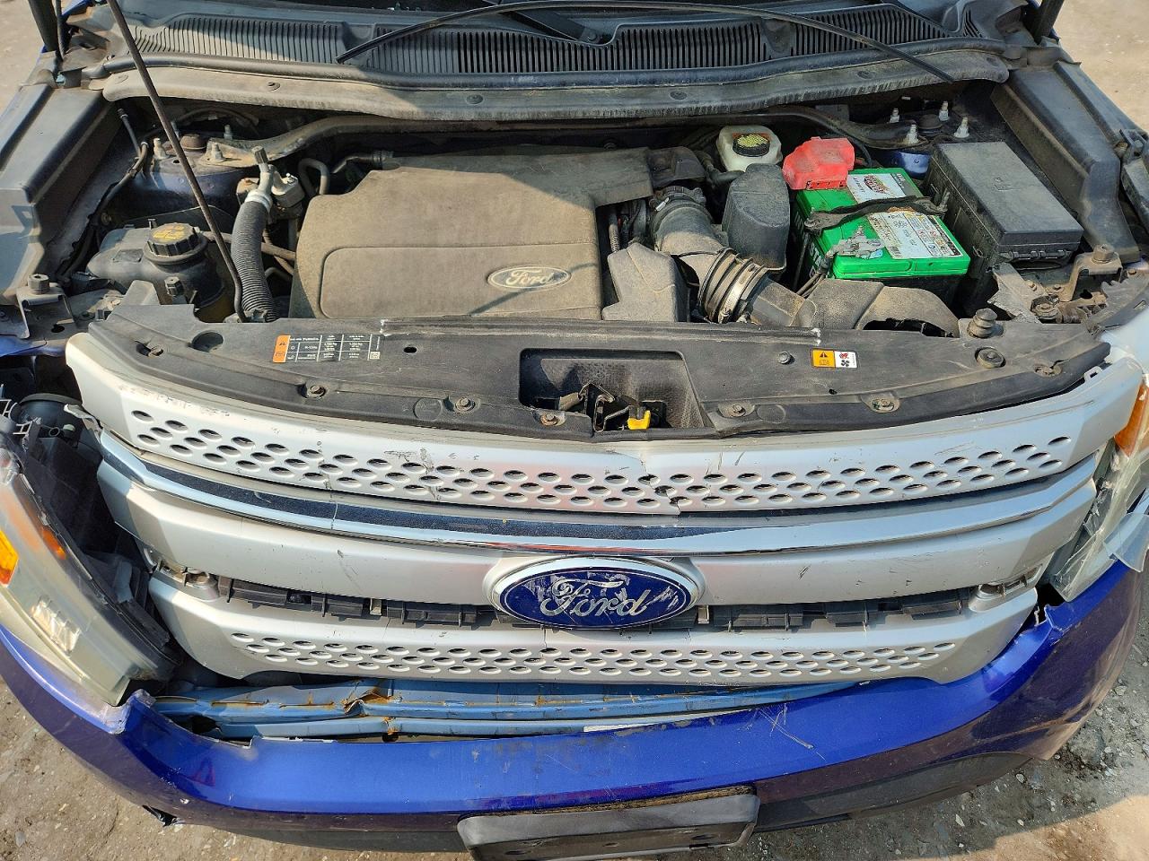 2015 Ford Explorer Xlt Blue vin: 1FM5K8D83FGA50370