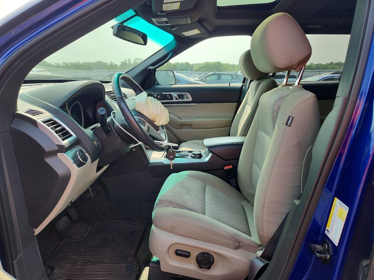 2015 Ford Explorer Xlt Blue vin: 1FM5K8D83FGA50370