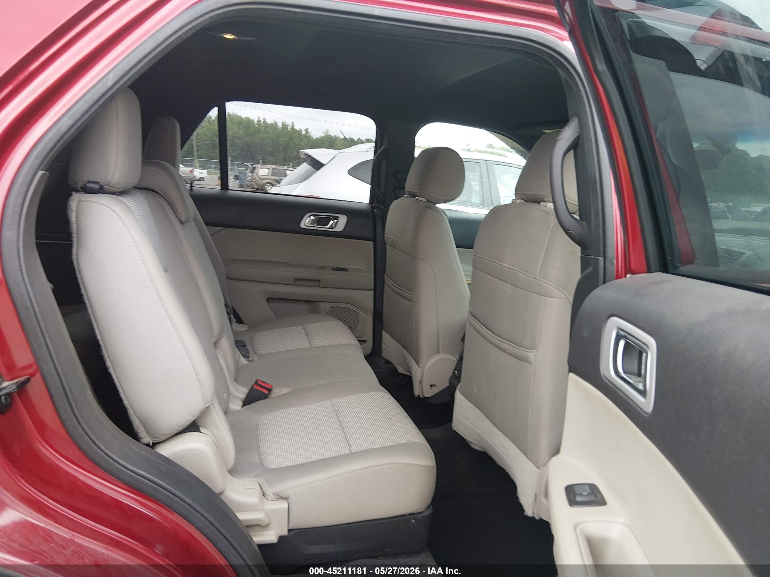 2015 Ford Explorer Xlt Red vin: 1FM5K8D83FGA52121