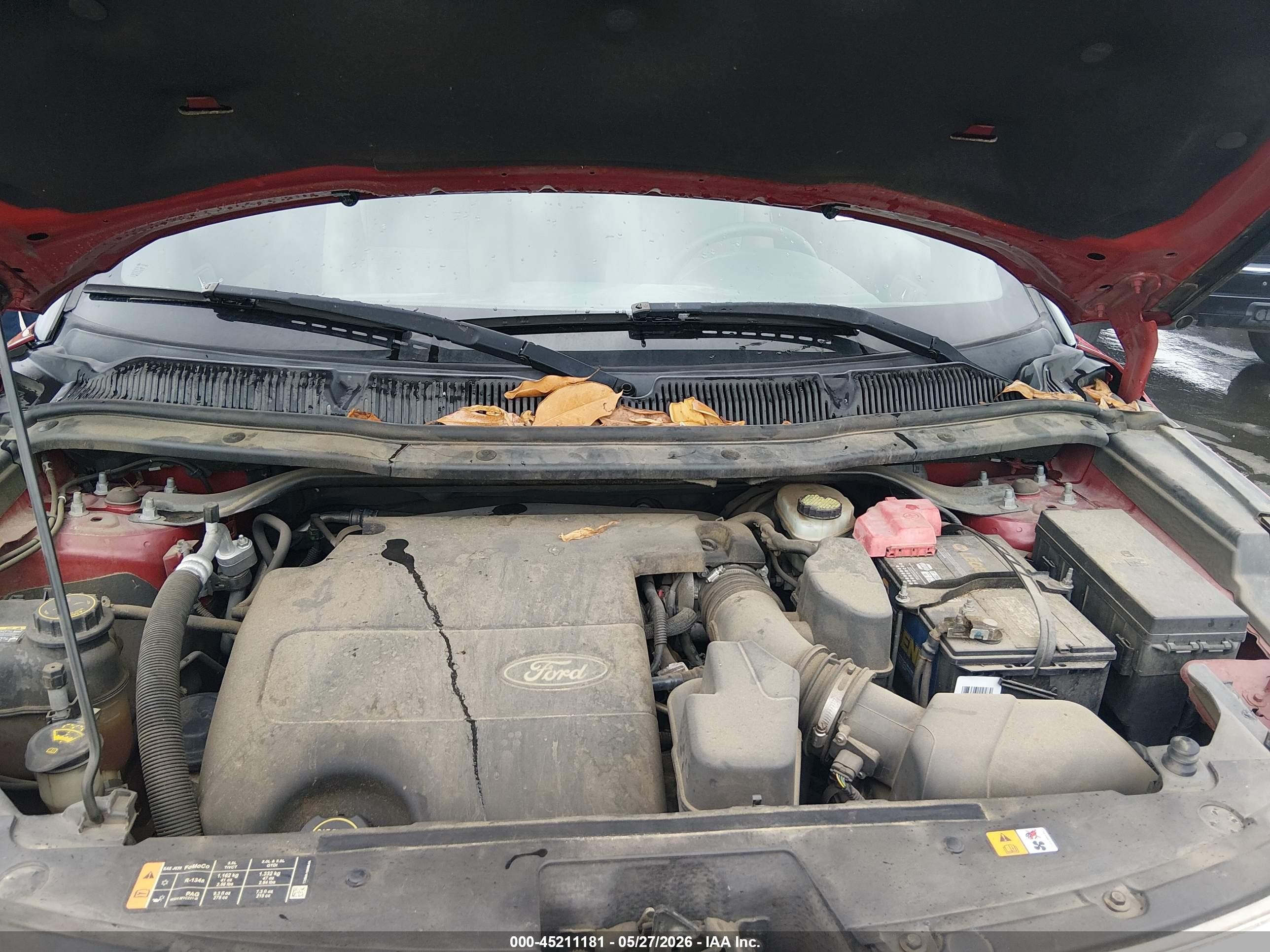 2015 Ford Explorer Xlt Red vin: 1FM5K8D83FGA52121