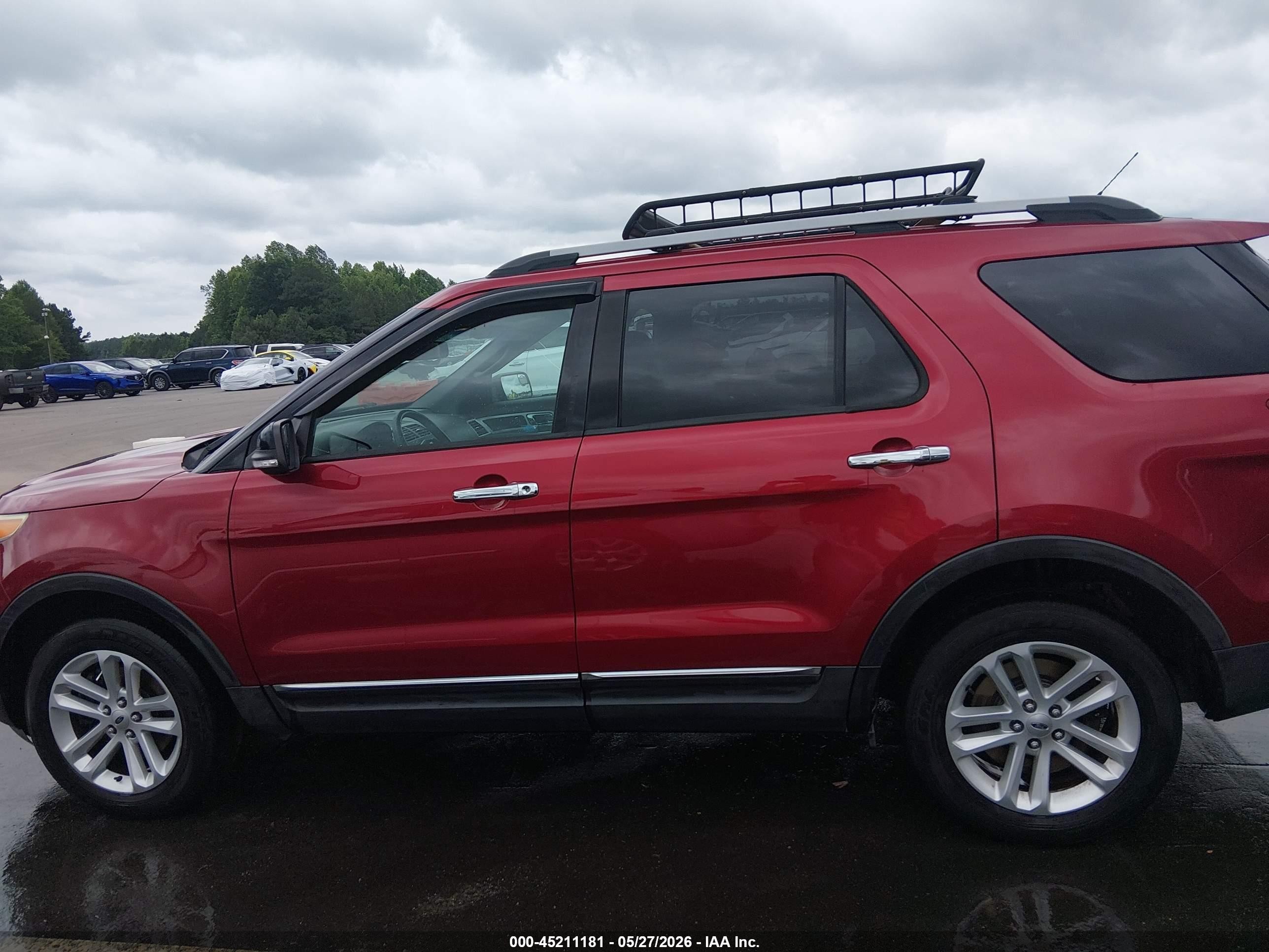2015 Ford Explorer Xlt Red vin: 1FM5K8D83FGA52121