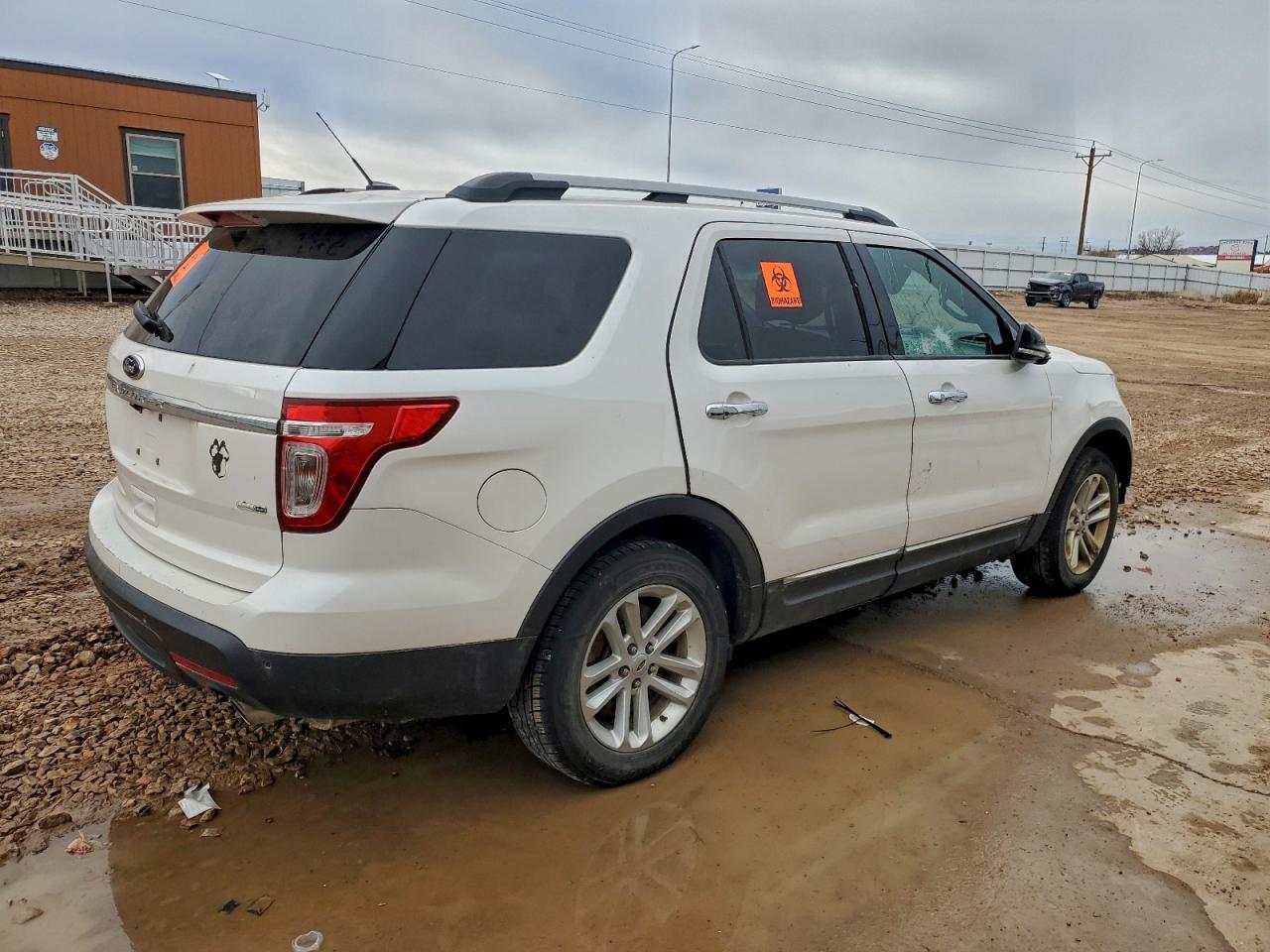 2015 Ford Explorer Xlt White vin: 1FM5K8D83FGA98189