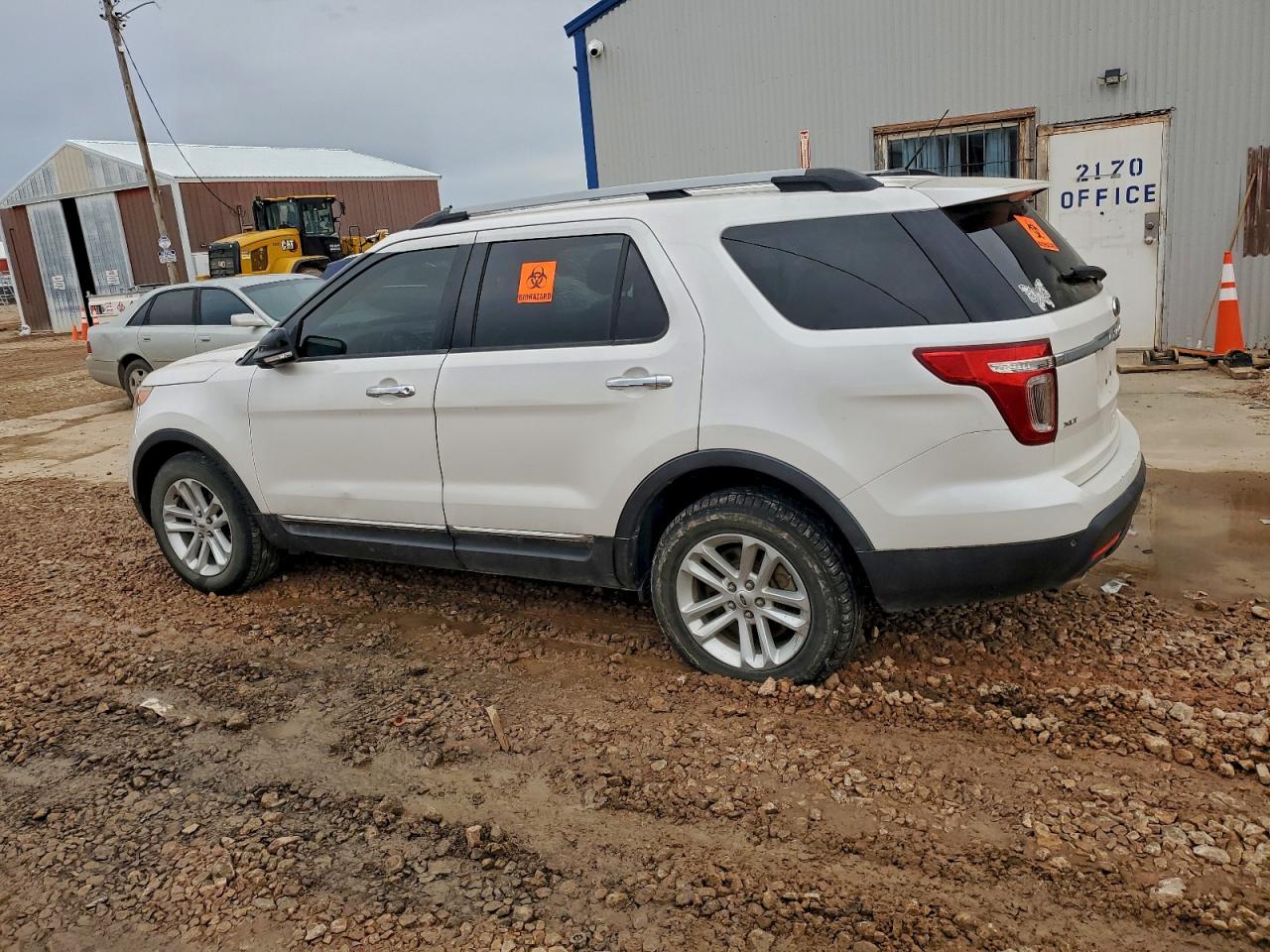 2015 Ford Explorer Xlt White vin: 1FM5K8D83FGA98189