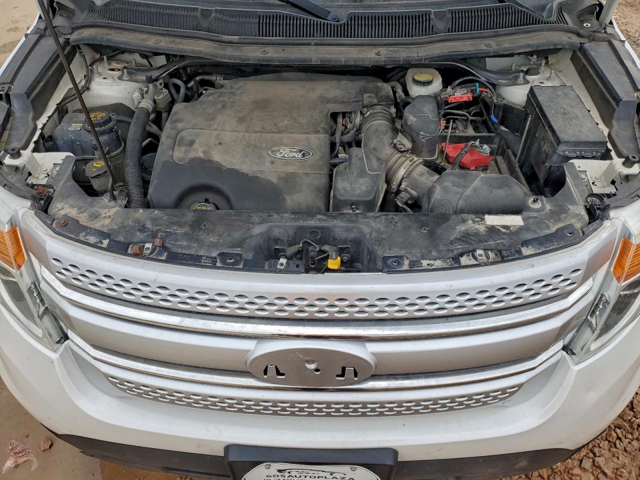 2015 Ford Explorer Xlt White vin: 1FM5K8D83FGA98189